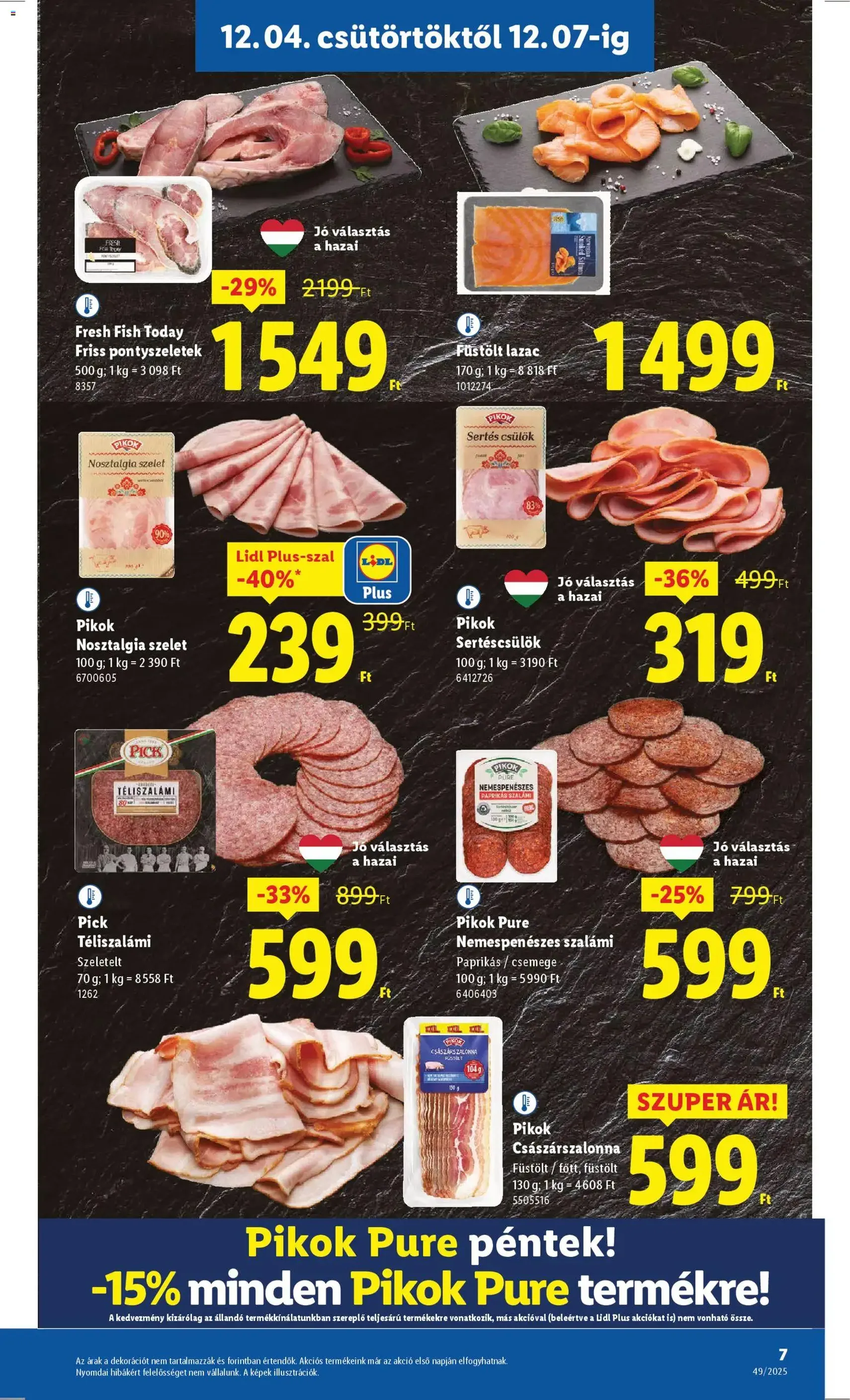 Lidl Akciós újság - 2025.12.04. érvényes szórólap 7 oldal 62 oldalból