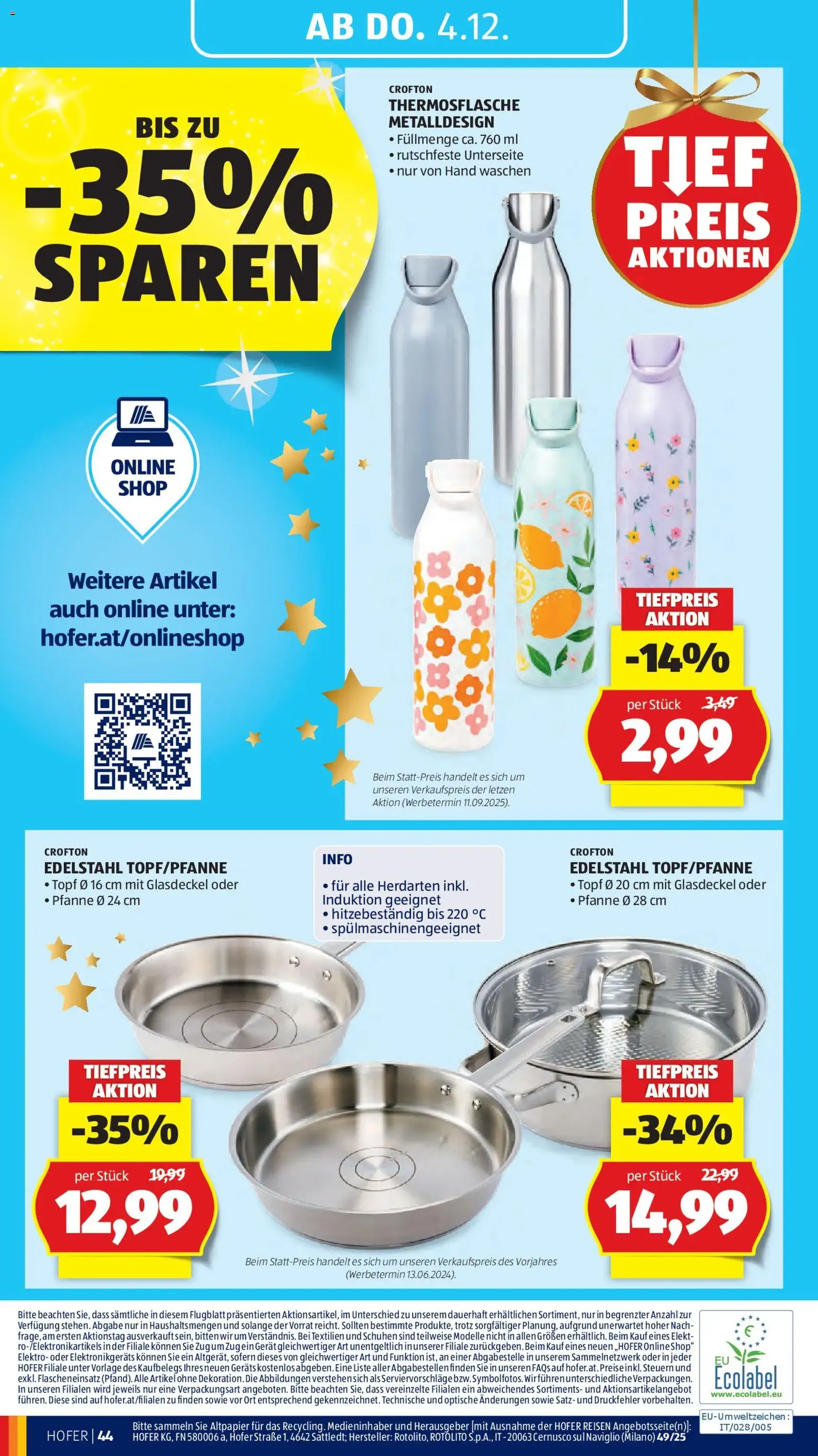 Hofer - Black Friday - Gültiger Prospekt ab 28.11.2025, Seite 60 von insgesamt 61