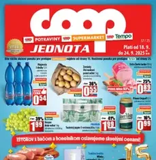 COOP Jednota leták - náhľad letáku platný od 18.09.2025