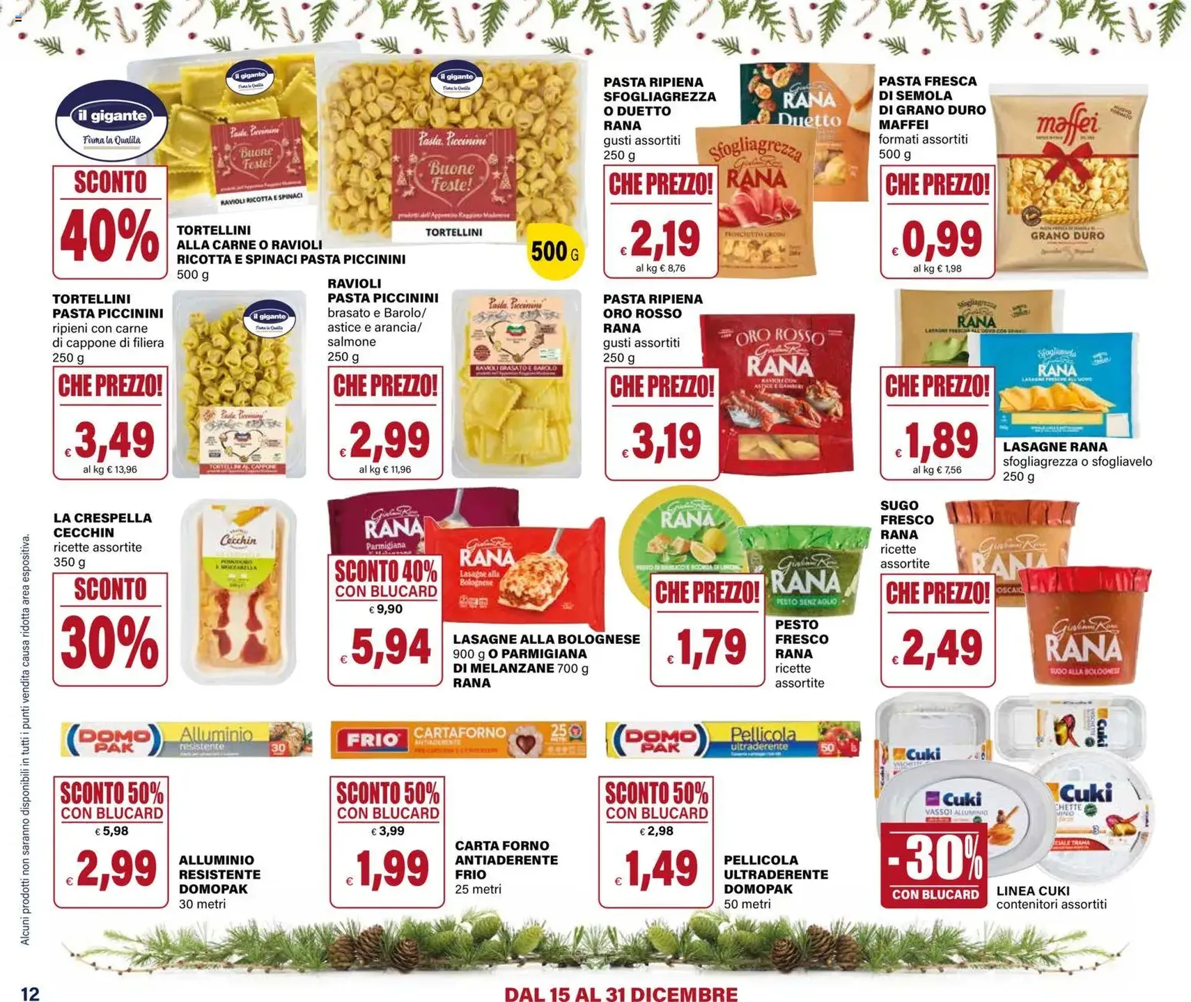 Volantino Il Gigante - volantino valido dal 15/12/2025 pagina 12 di 36