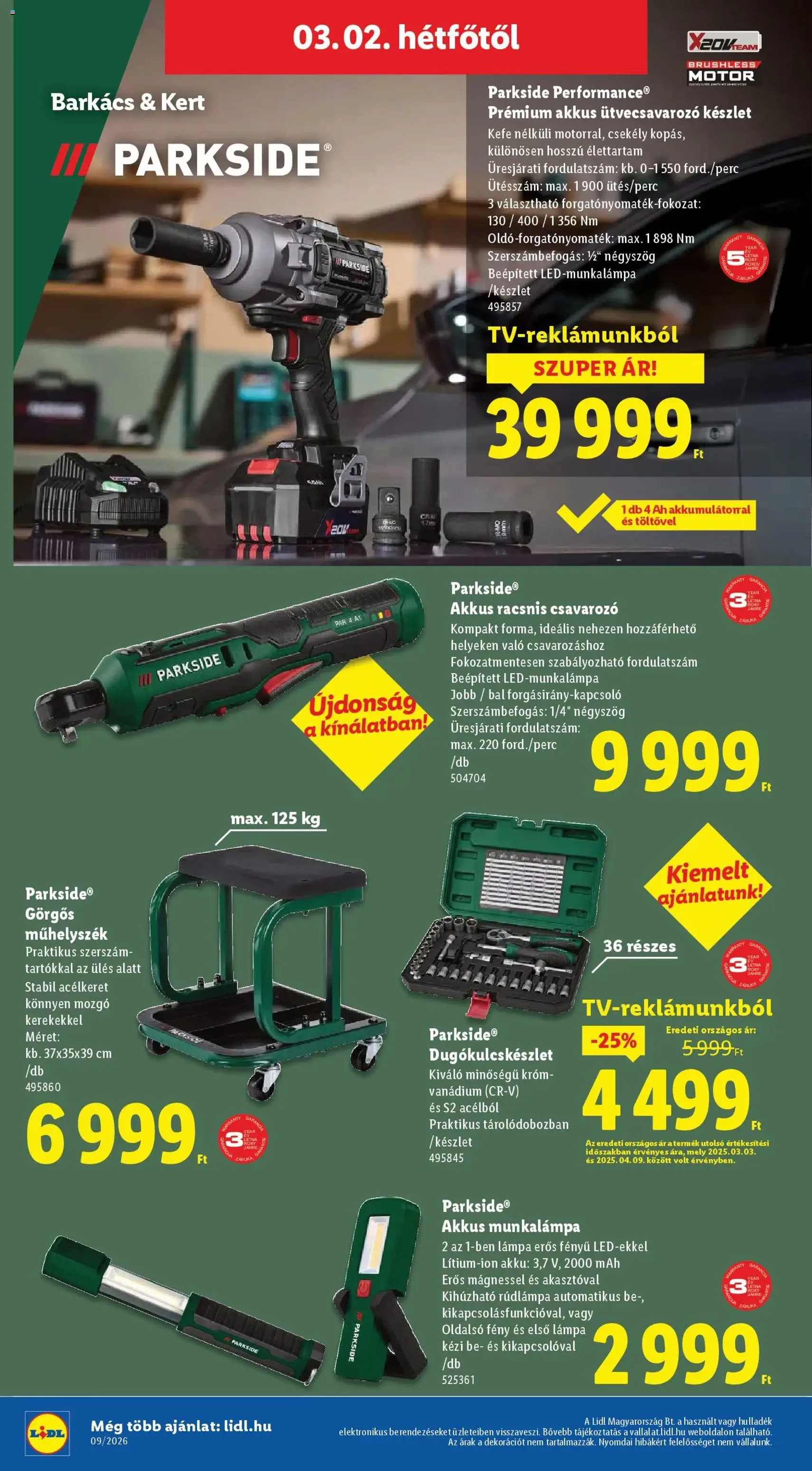 Lidl Akciós újság - 2026.02.26. érvényes szórólap 50 oldal 80 oldalból