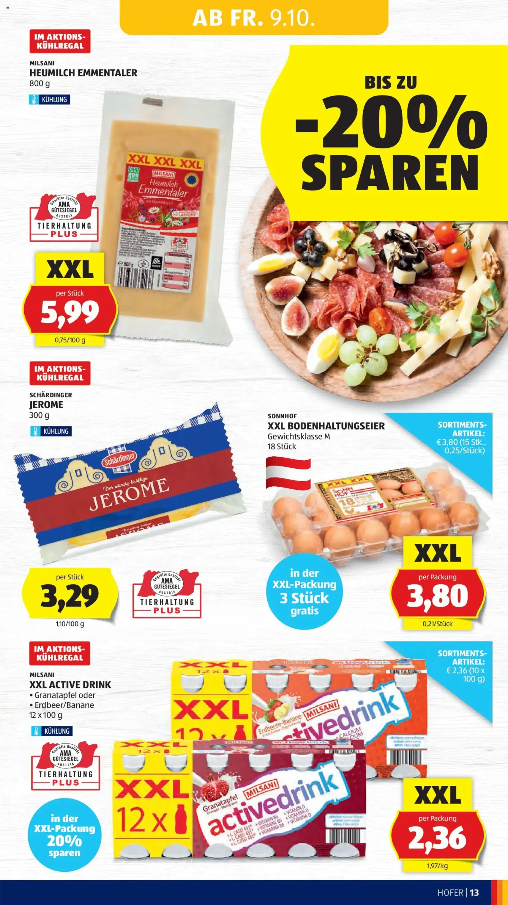 Hofer Flipbook - Gültiger Prospekt ab 09.10.2026, Seite 21 von insgesamt 46