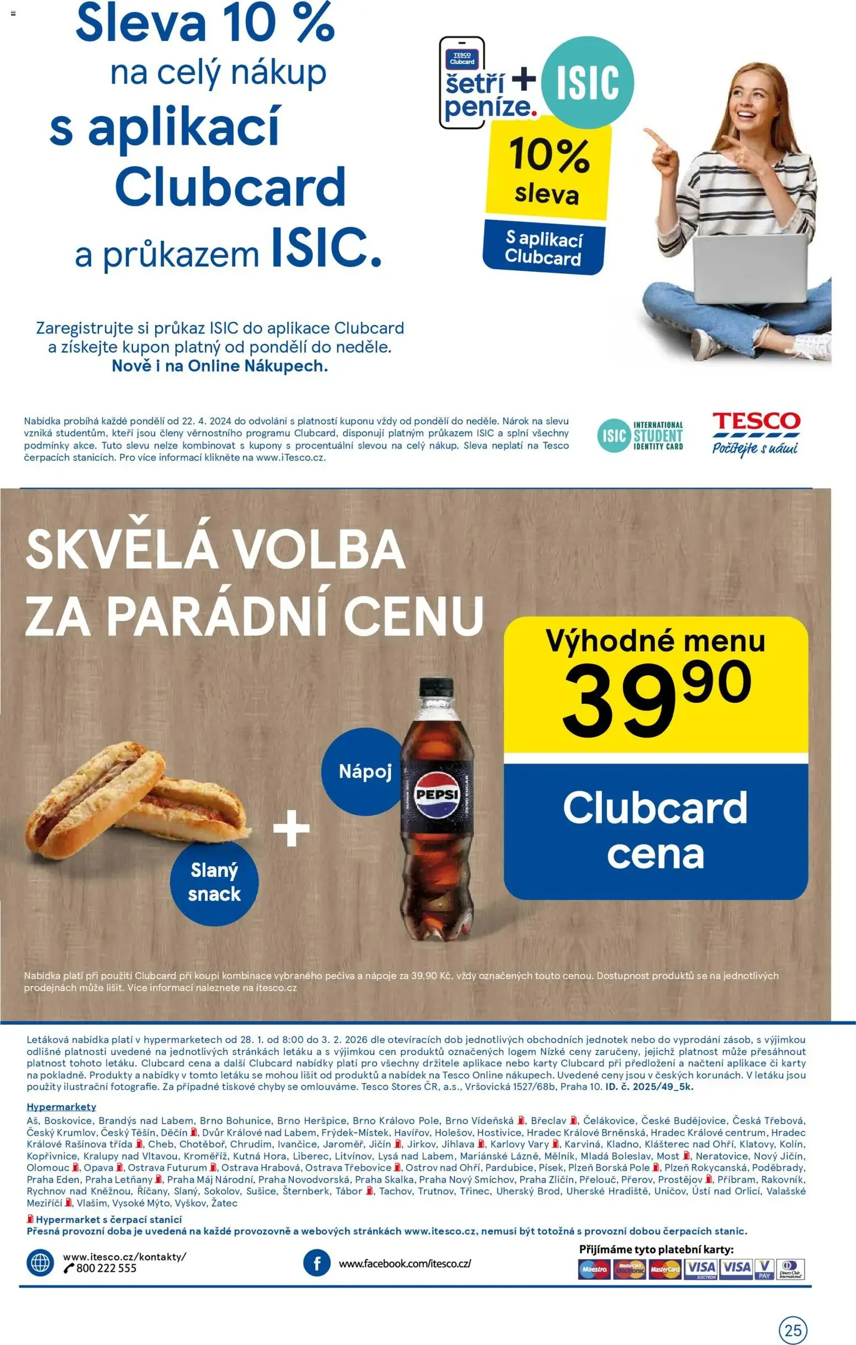 Tesco leták - Hypermarket - platný leták od 28.01.2026 strana 25 z 25