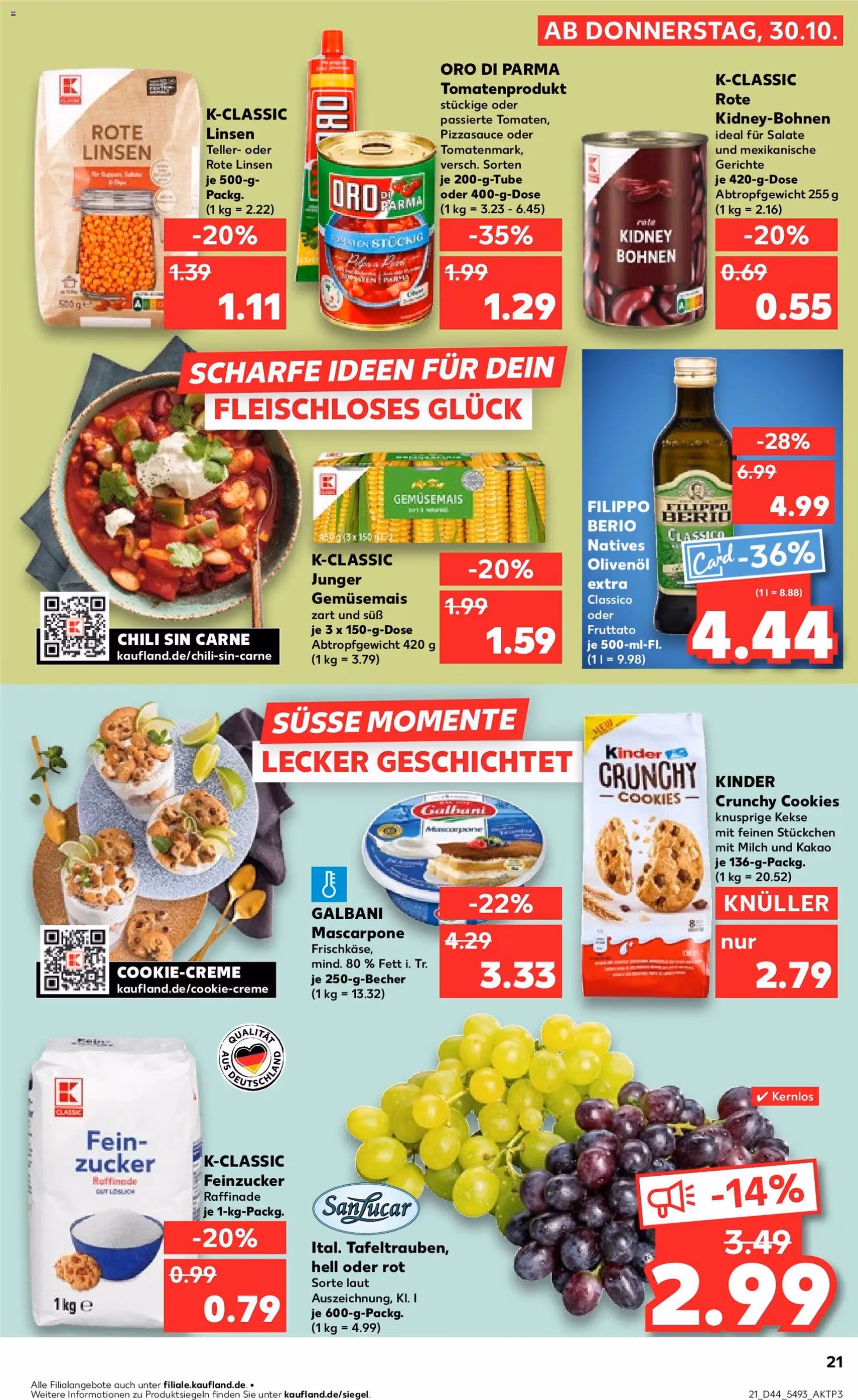 Kaufland Prospekt - Gültiger Prospekt ab 30.10.2025, Seite 21 von insgesamt 71 Kaufland Prospekt - Gültiger Prospekt ab 30.10.2025, Seite 21 von insgesamt 71