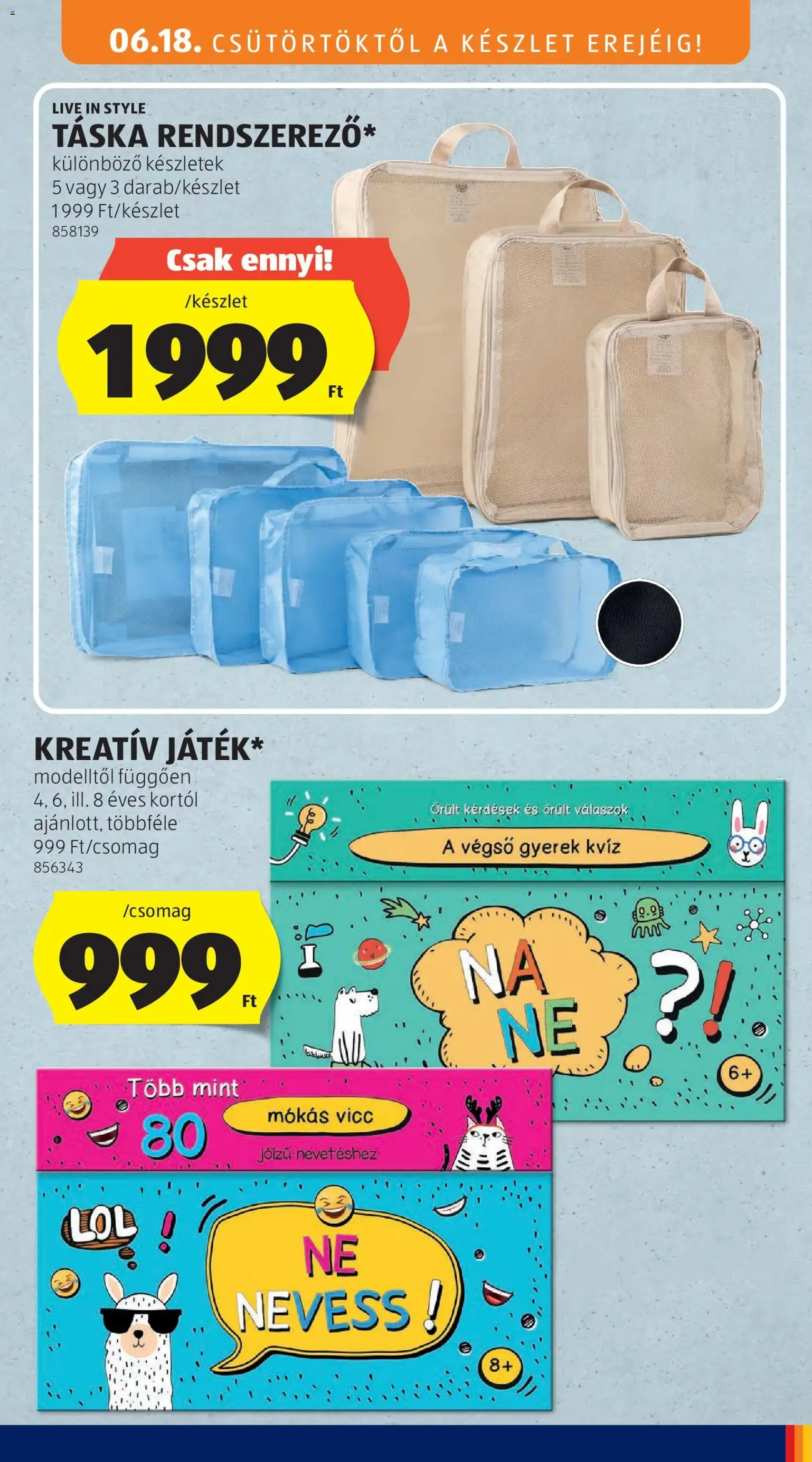 Aldi akciós újság - 2026.06.18. érvényes szórólap 27 oldal 37 oldalból