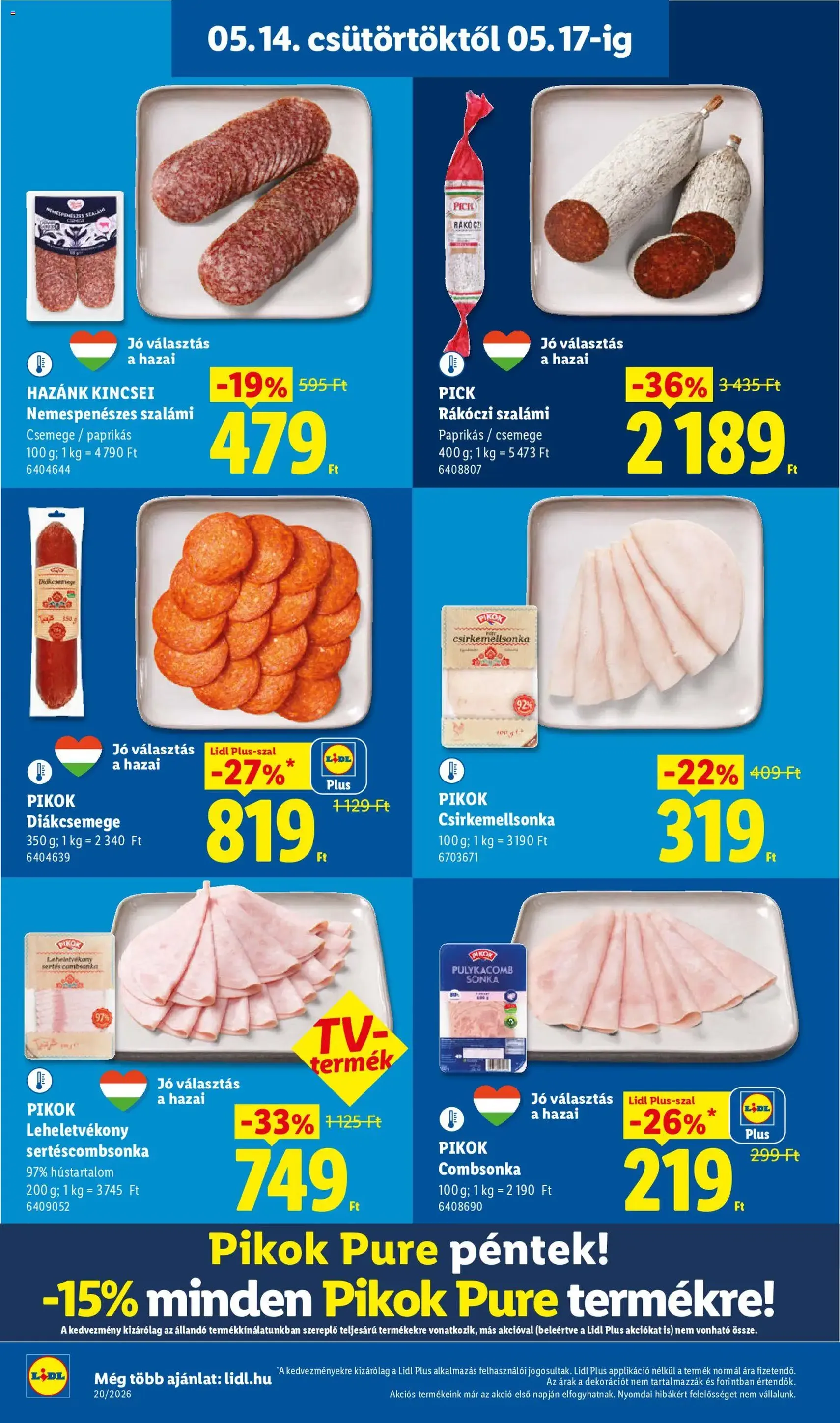 Lidl akciós újság - 2026.05.14. érvényes szórólap 8 oldal 68 oldalból