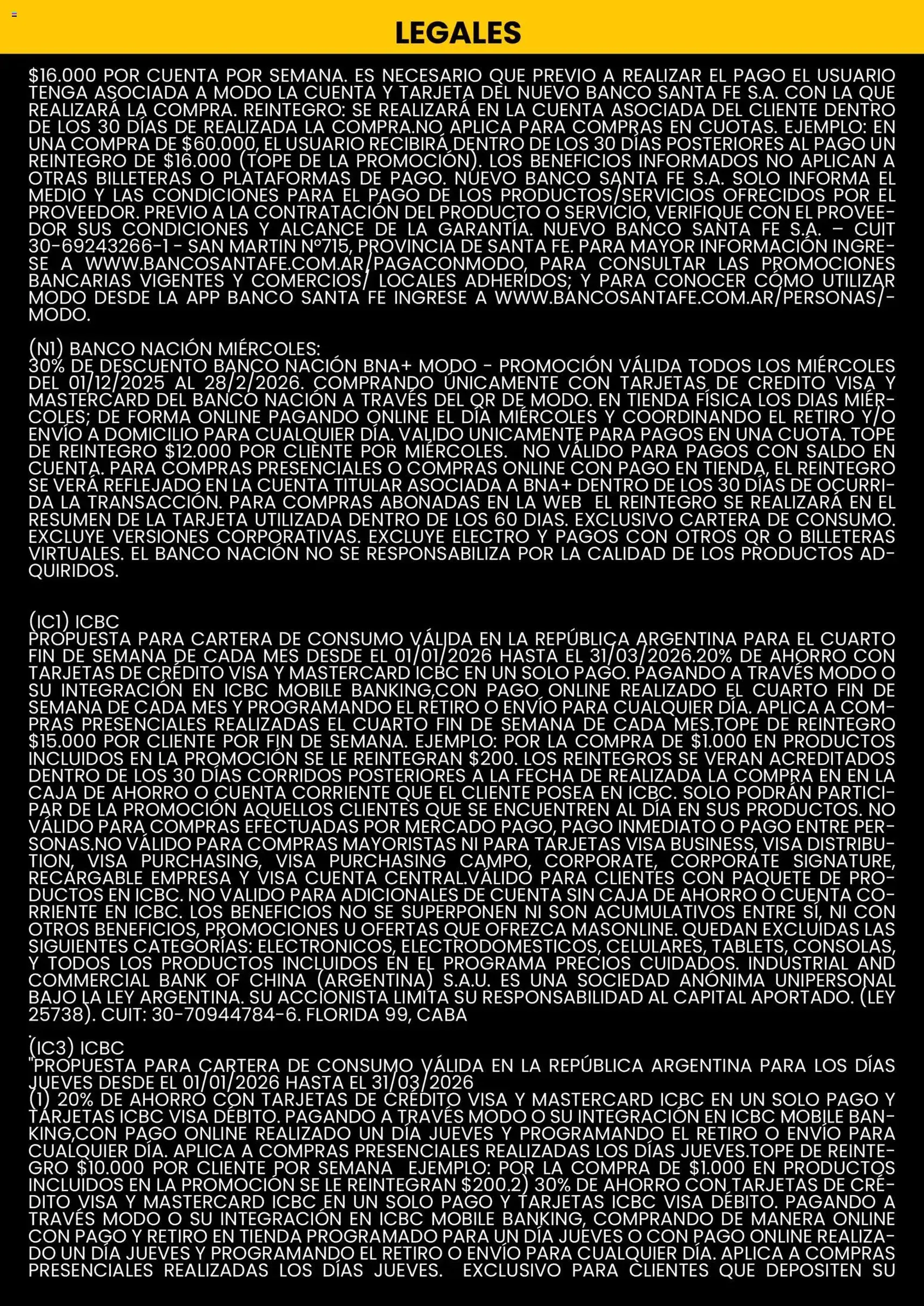 Changomas ofertas - folleto válido desde 01/01/2026 página 6 de 12