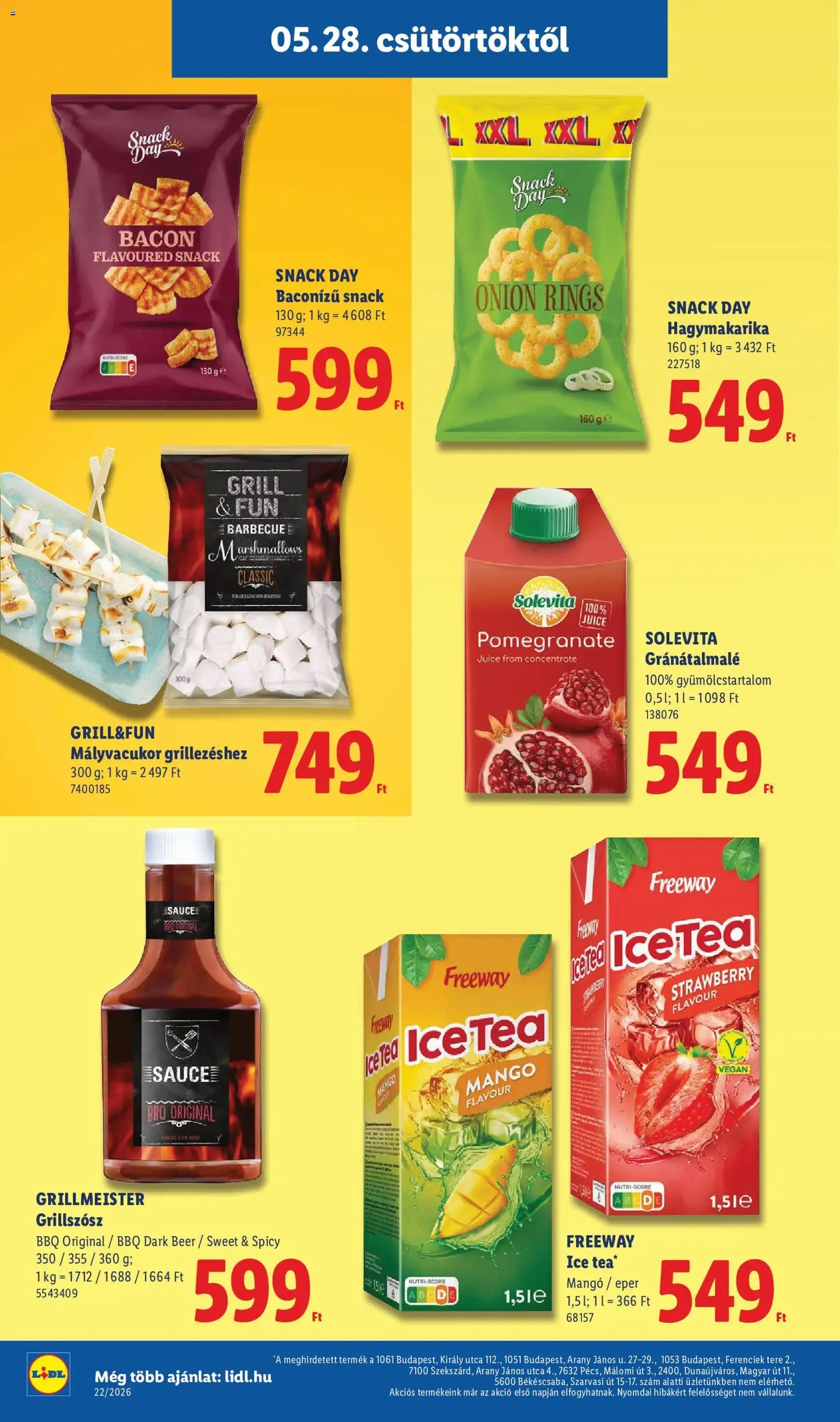 Lidl akciós újság - 2026.05.28. érvényes szórólap 28 oldal 74 oldalból