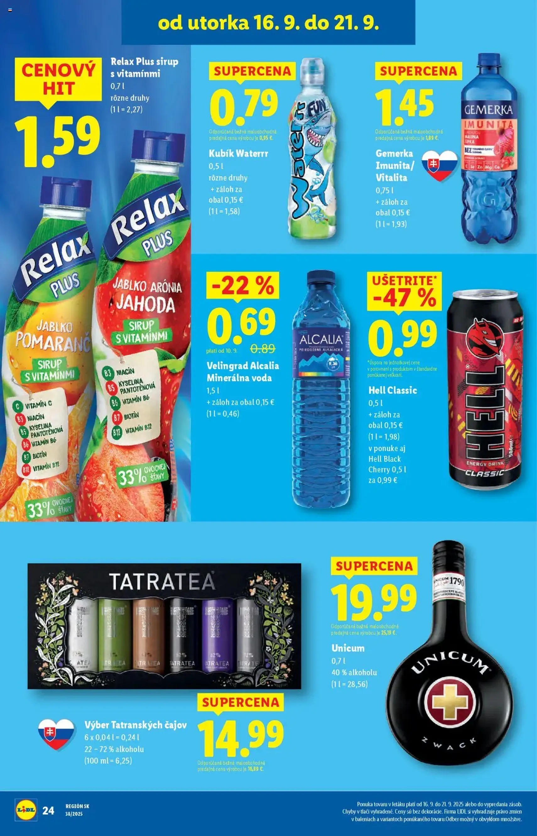 Lidl leták - platný leták od 16.09.2025 strana 24 z 111 Lidl leták - platný leták od 16.09.2025 strana 24 z 111