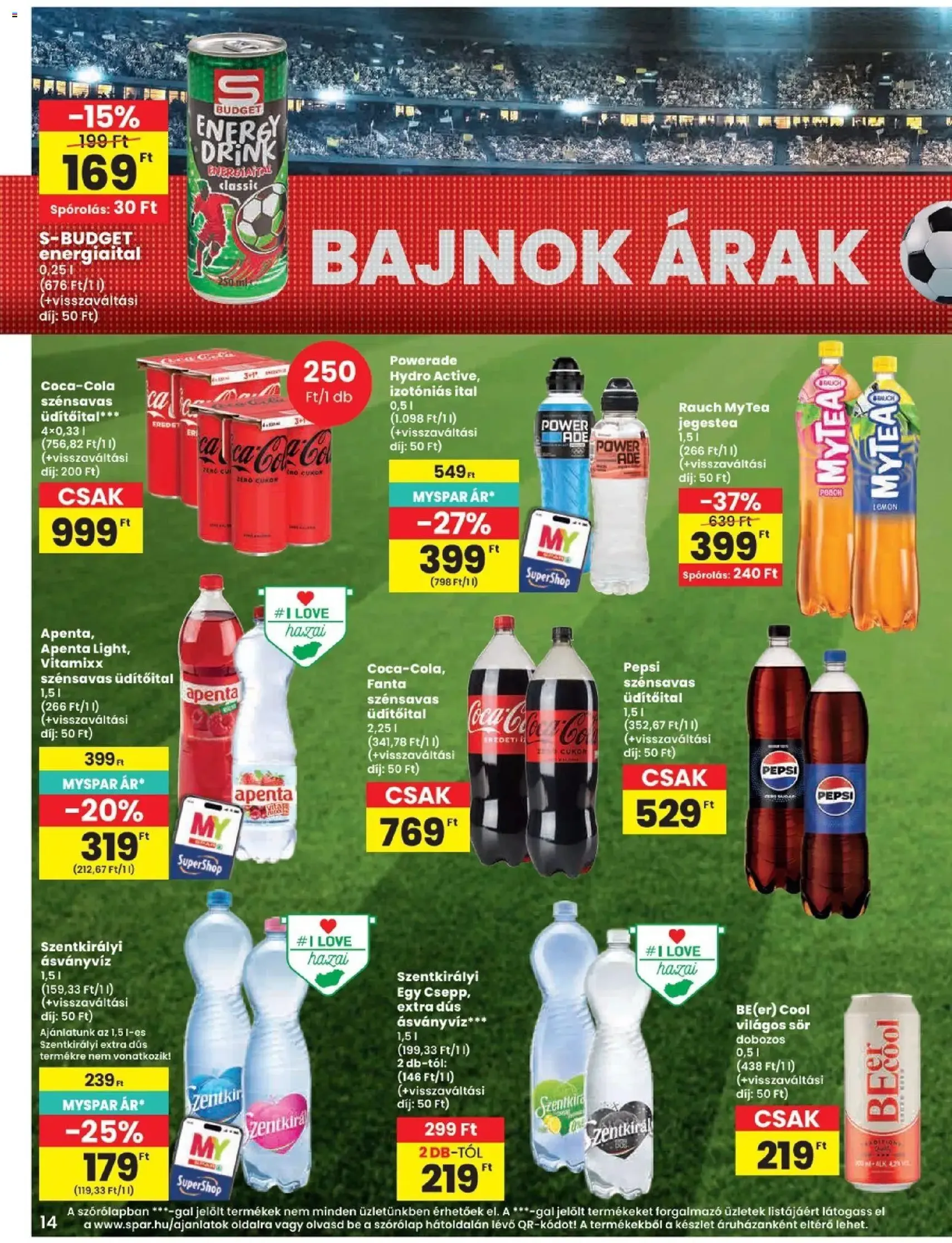 Spar akciós újság - 2026.07.09. érvényes szórólap 14 oldal 20 oldalból