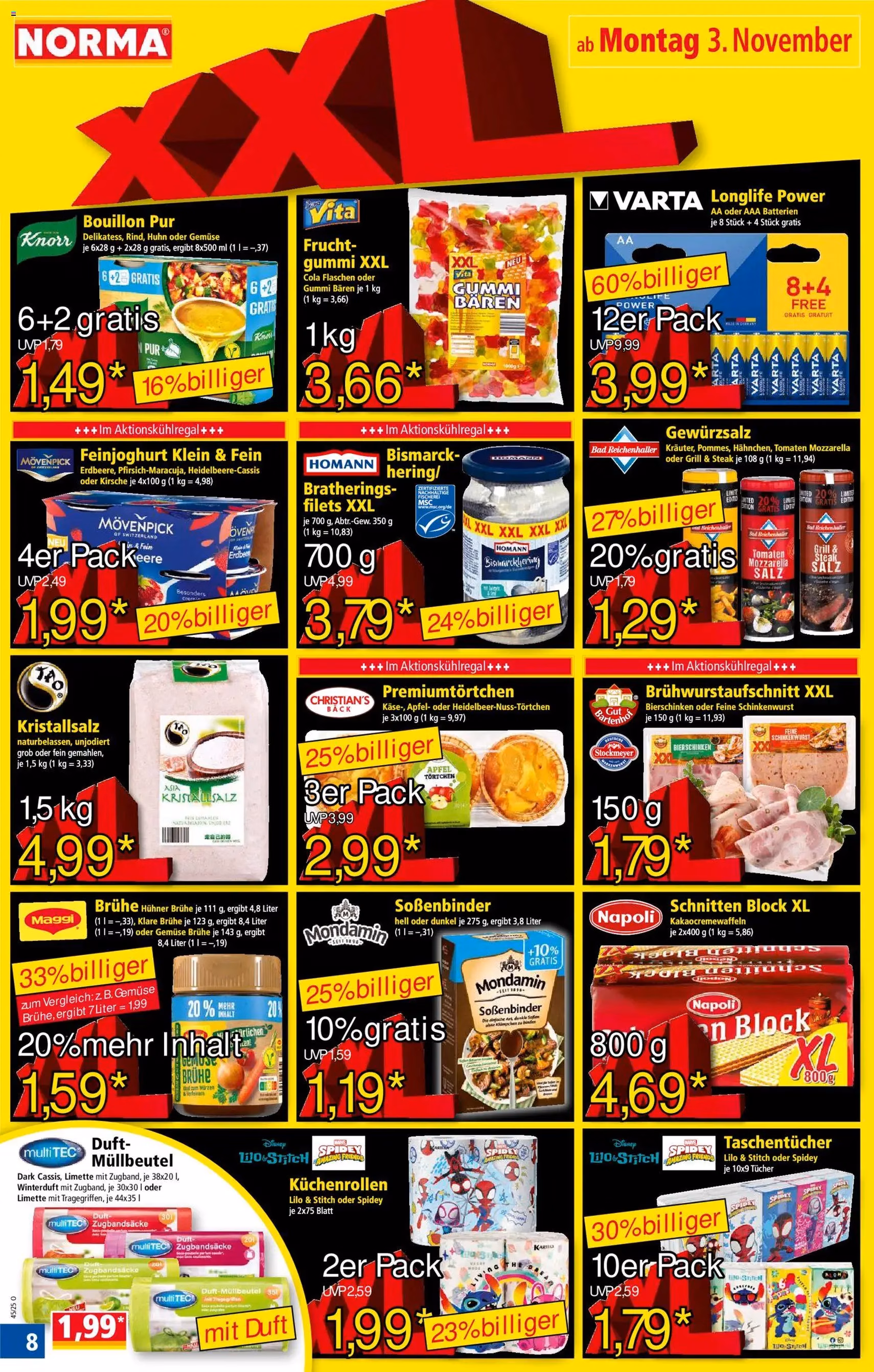 Norma Prospekt - Gültiger Prospekt ab 03.11.2025, Seite 8 von insgesamt 20