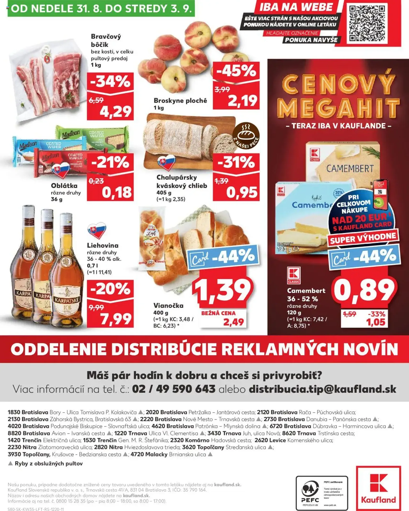 Kaufland Bratislava-Avion - platný leták od 28.08.2025 strana 80 z 80