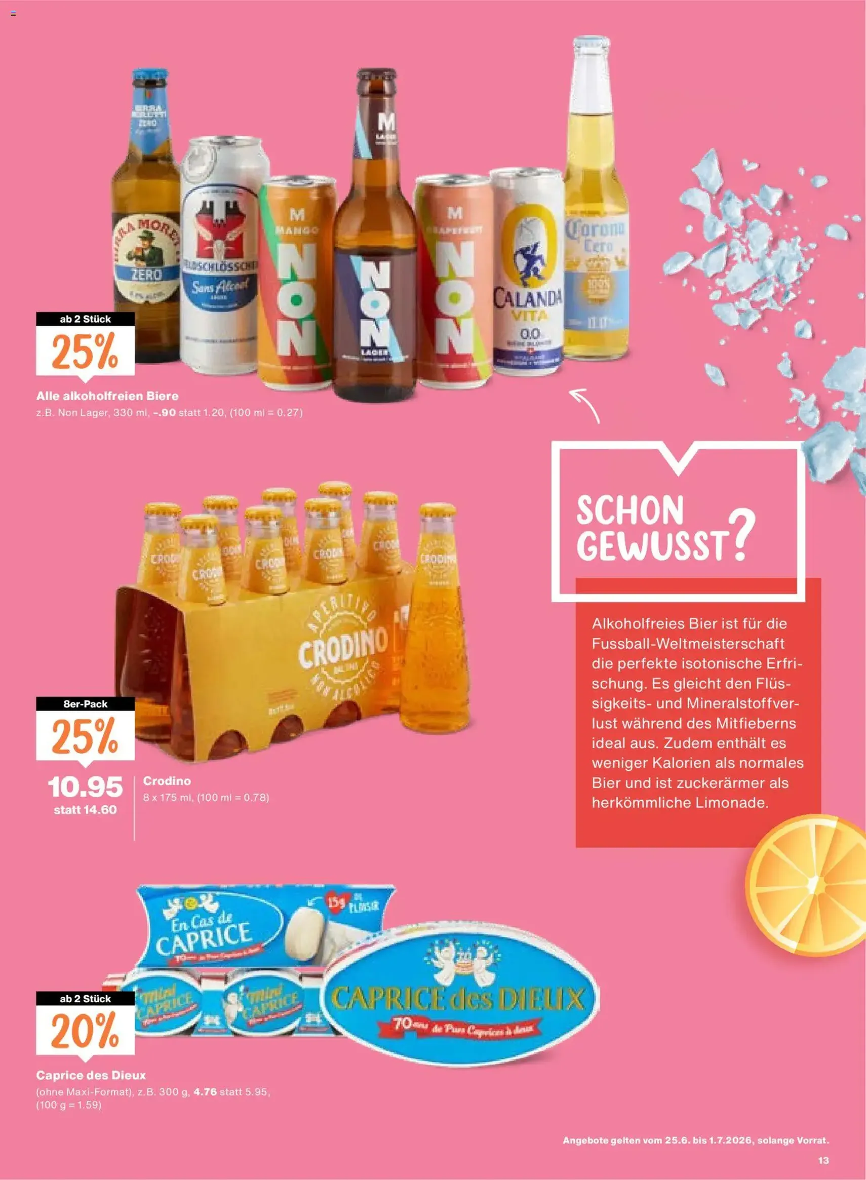 Migros aktionen - Gültiger Prospekt ab 25.06.2026, Seite 13 von insgesamt 24