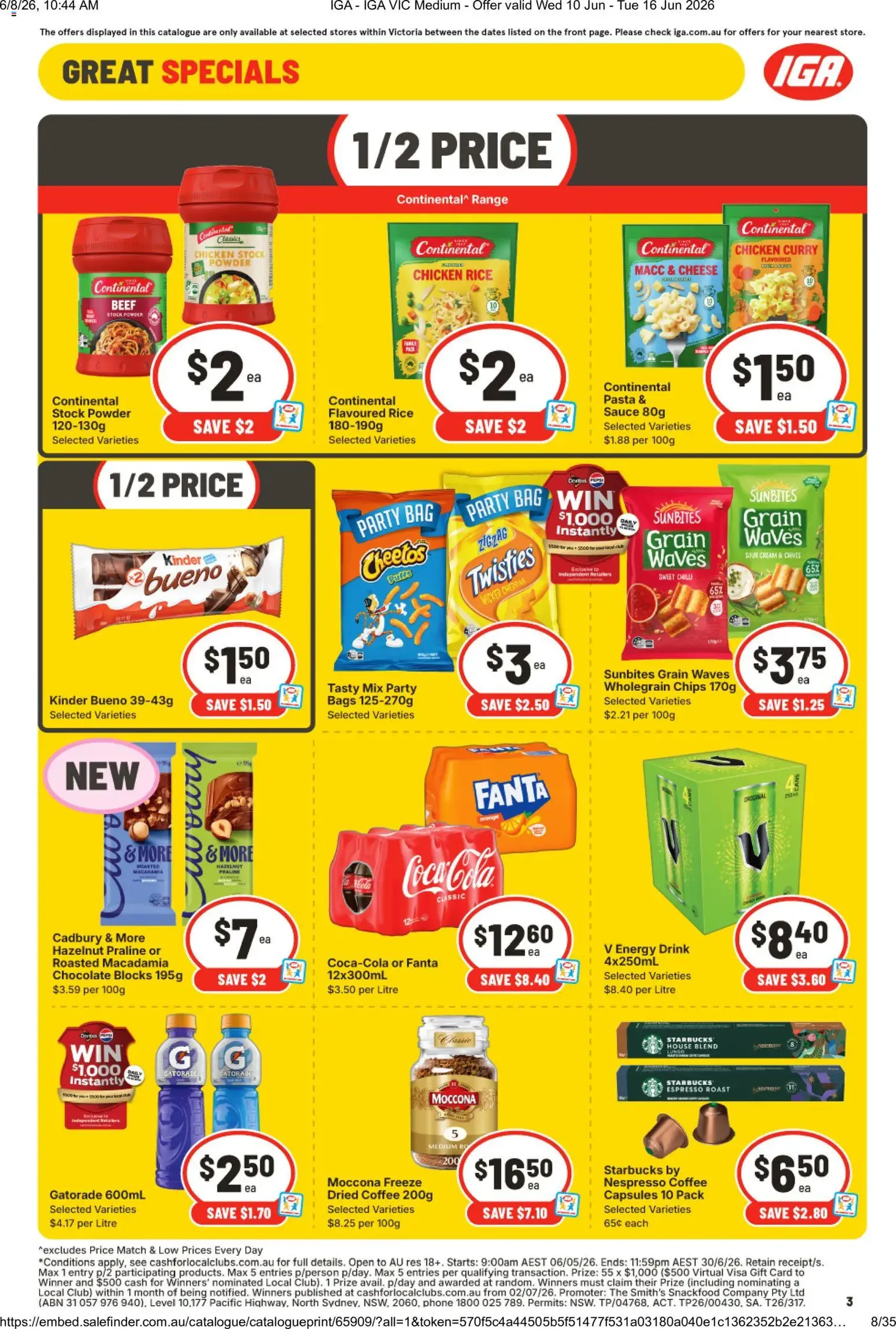 IGA catalogue - valid flyer from 10/06/2026, page 3 of 17