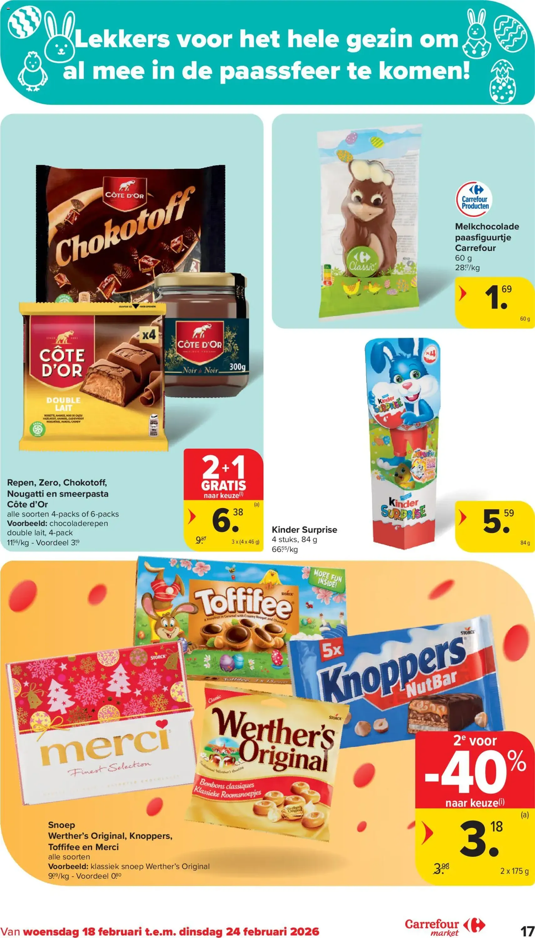Carrefour market folder week 8 - geldige folder vanaf 18/02/2026 pagina 17 van 24