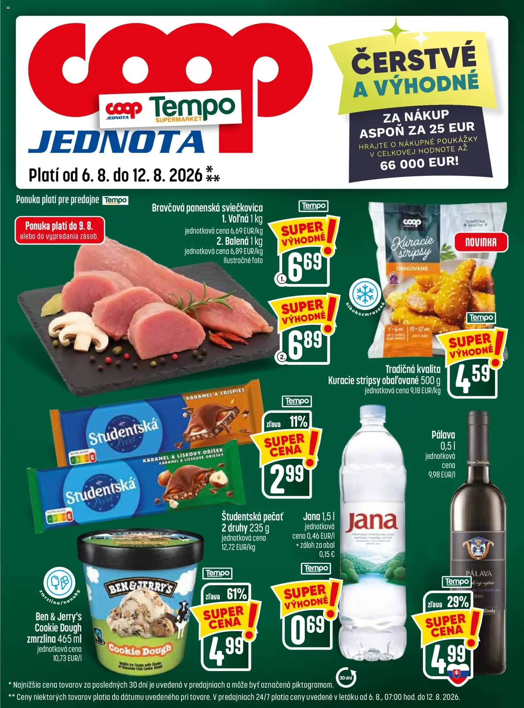 COOP Jednota leták - platný leták od 06.08.2026 strana 25 z 28