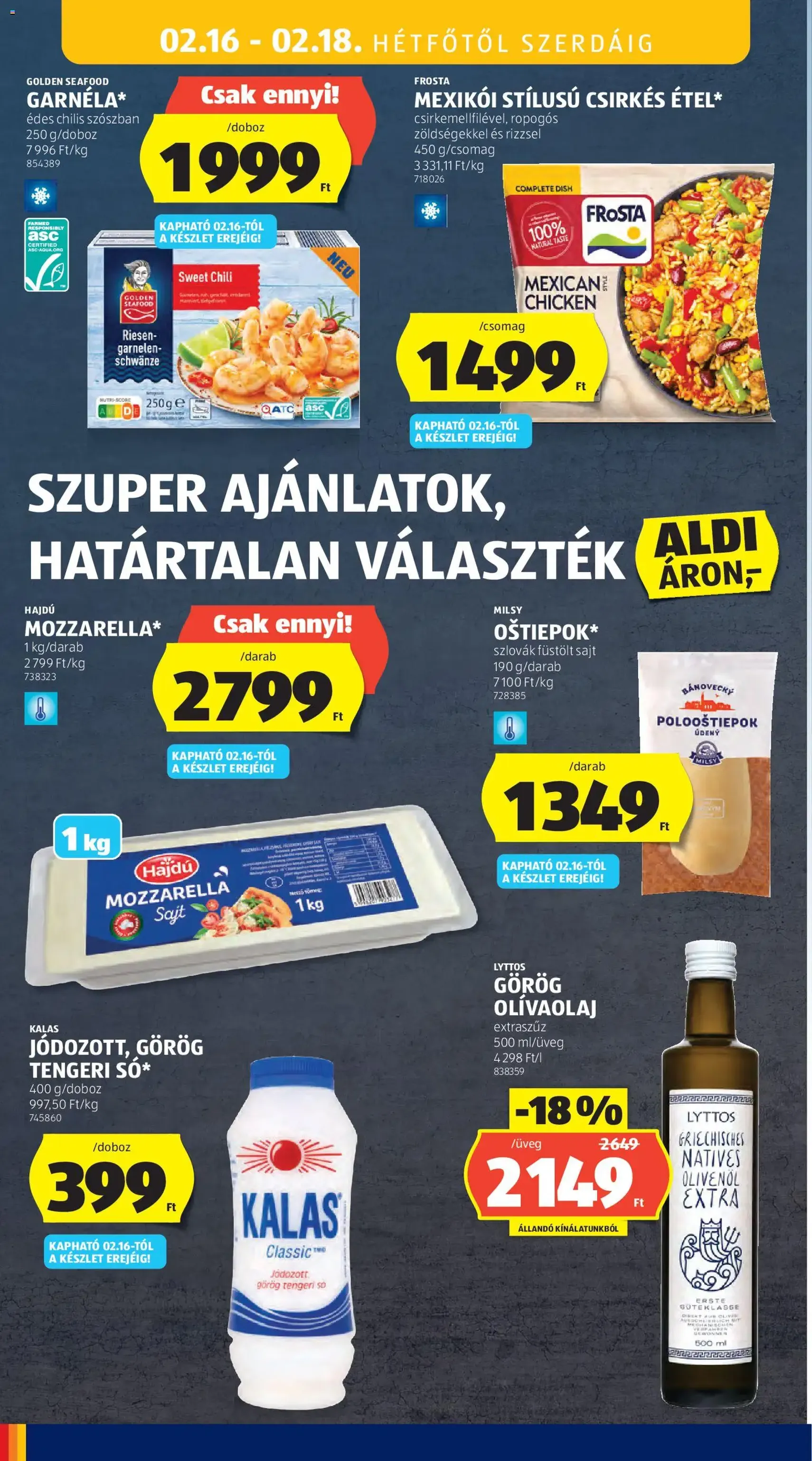 Aldi Akciós újság - 2026.02.12. érvényes szórólap 36 oldal 47 oldalból