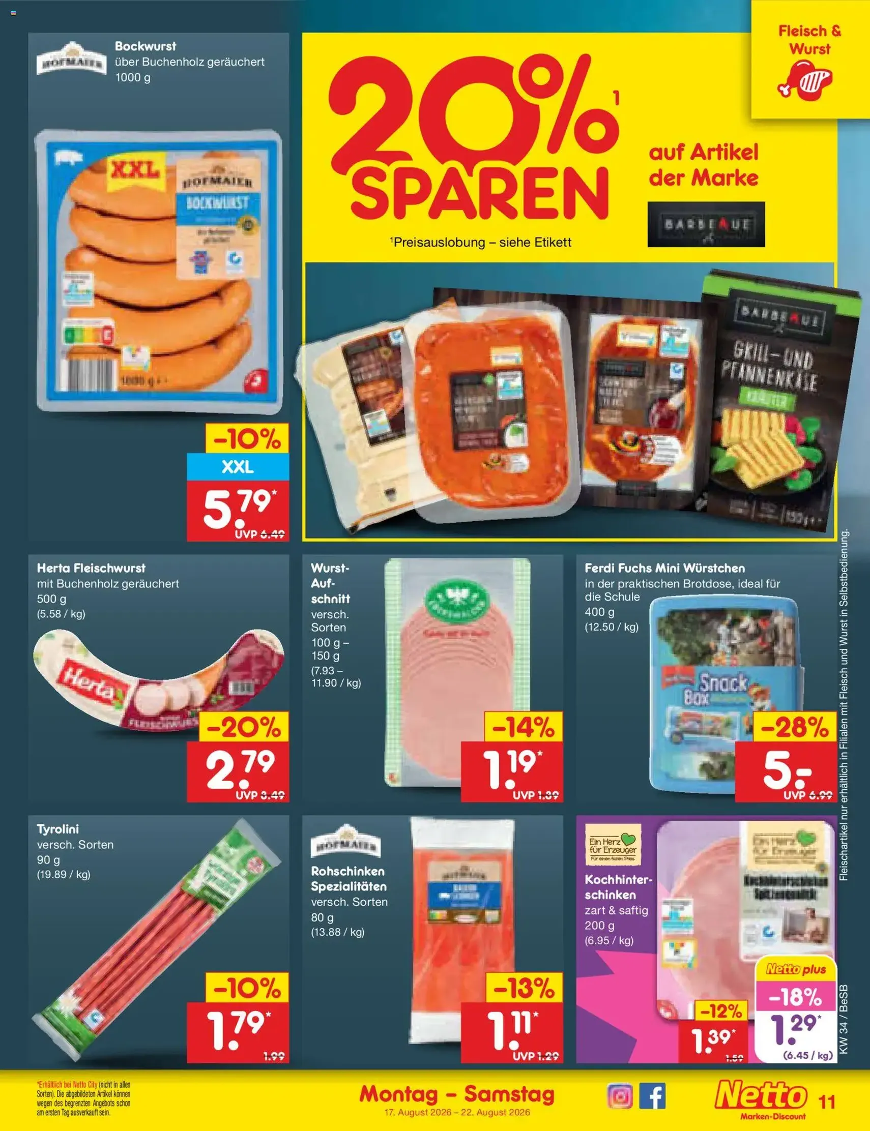 Netto Marken-Discount Prospekt - Gültiger Prospekt ab 17.08.2026, Seite 13 von insgesamt 65