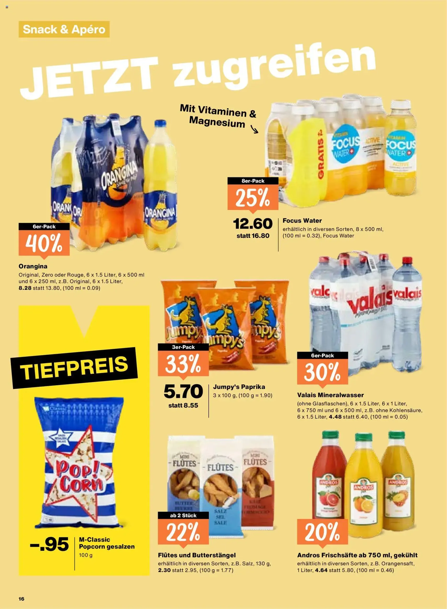 Migros aktionen - Gültiger Prospekt ab 30.07.2026, Seite 16 von insgesamt 24