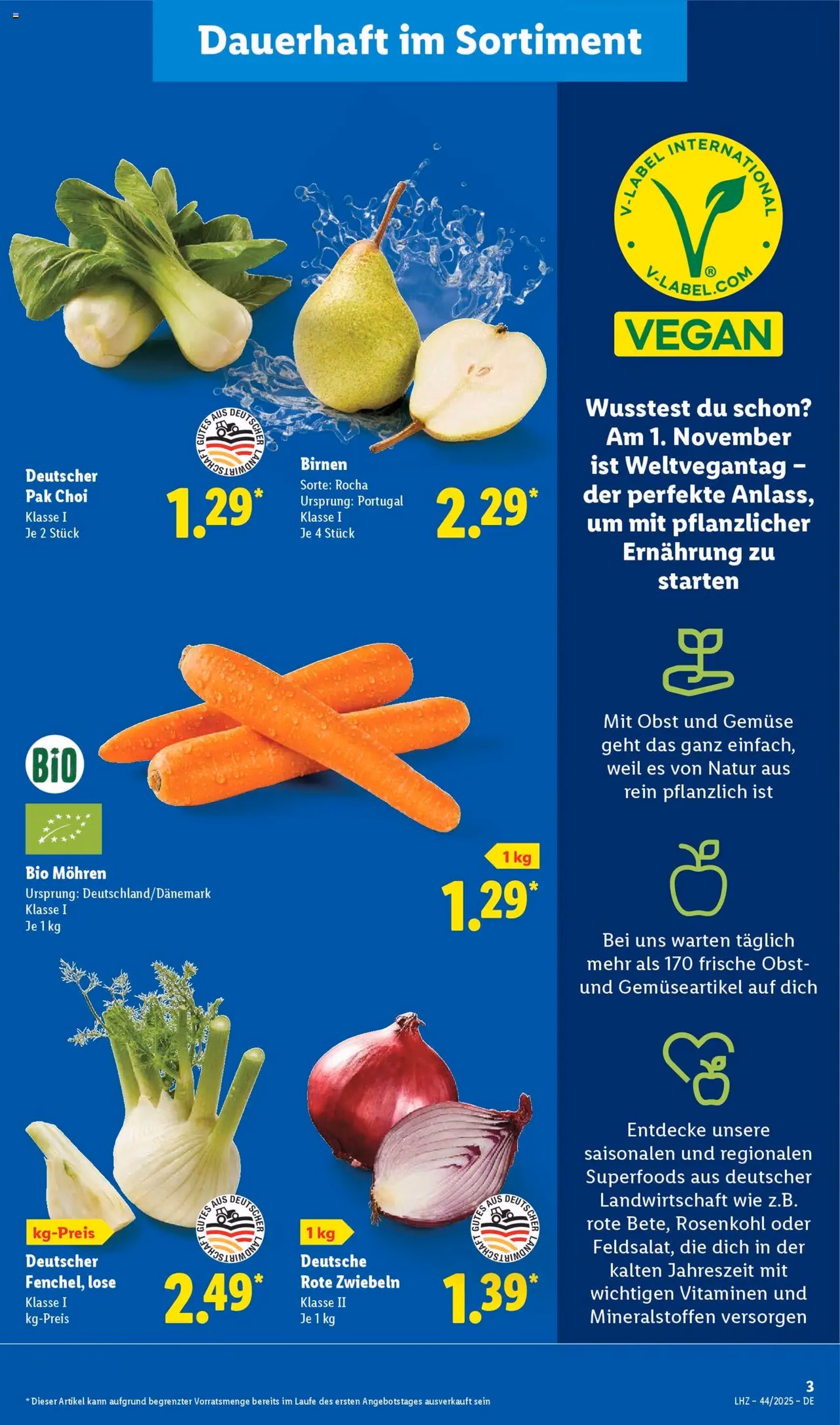 Lidl - Prospekt - Gültiger Prospekt ab 27.10.2025, Seite 3 von insgesamt 67 Lidl - Prospekt - Gültiger Prospekt ab 27.10.2025, Seite 3 von insgesamt 67