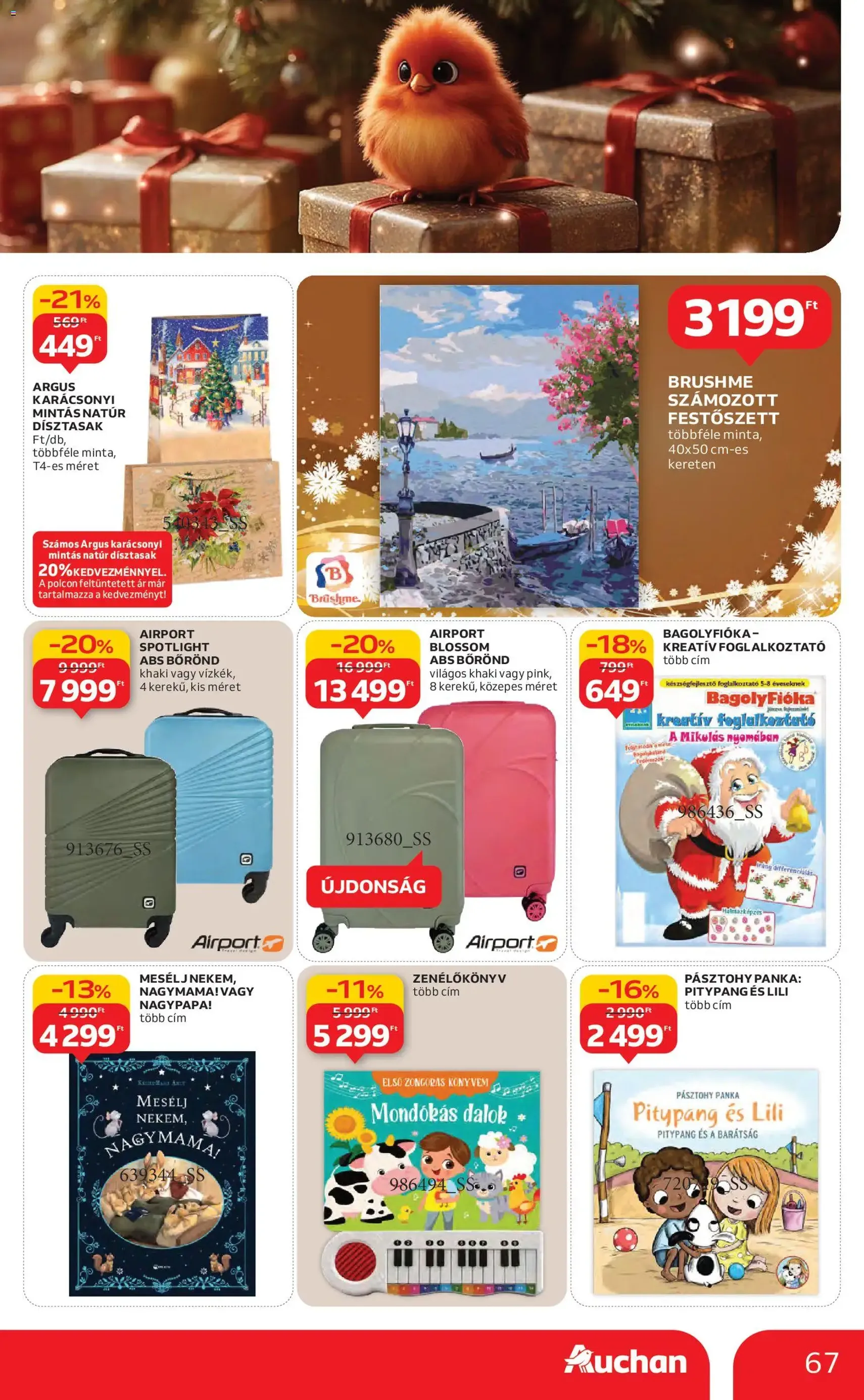 Auchan Akciós újság - 2025.11.27. érvényes szórólap 67 oldal 82 oldalból