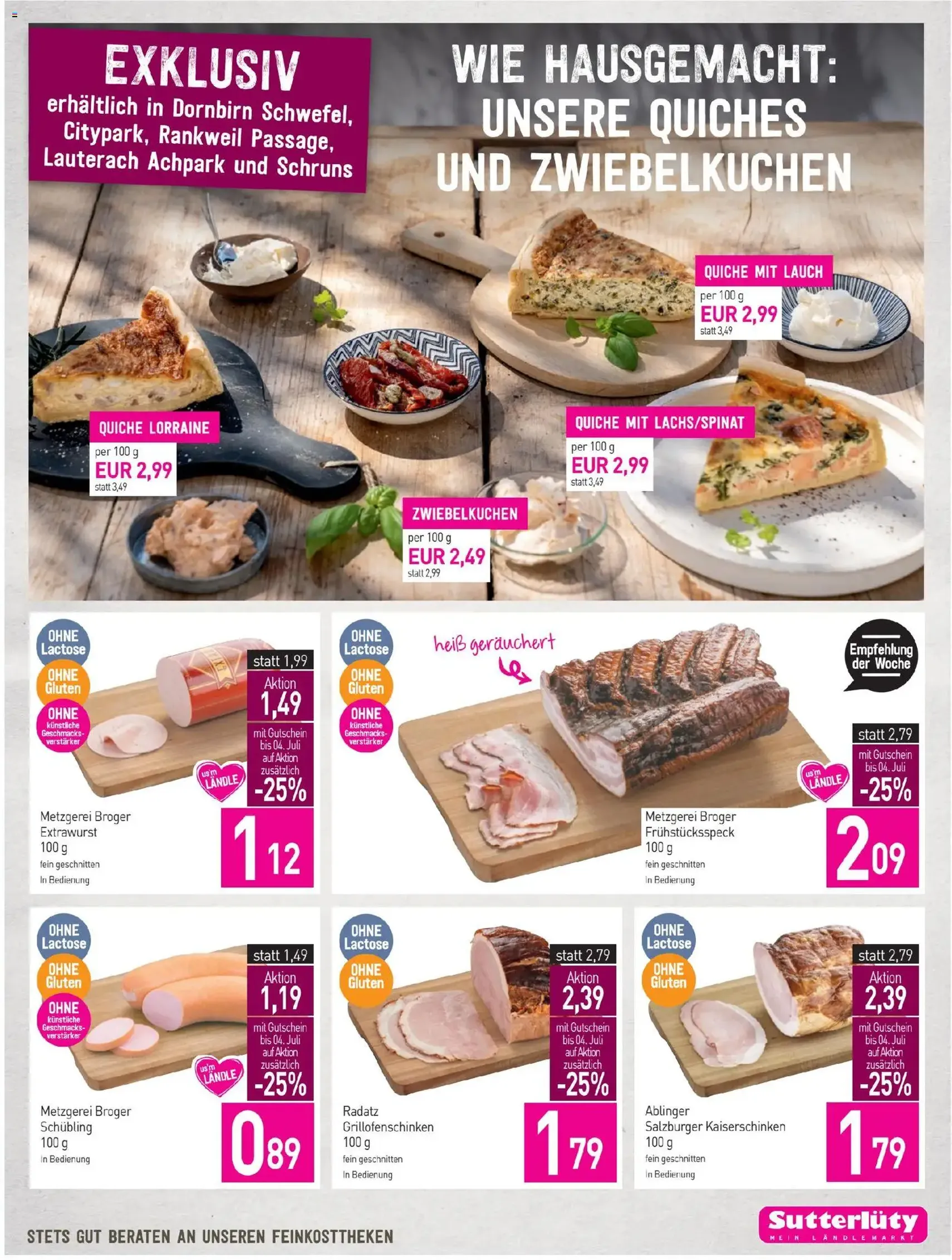 Sutterlüty Flugblatt - Gültiger Prospekt ab 02.07.2026, Seite 13 von insgesamt 28