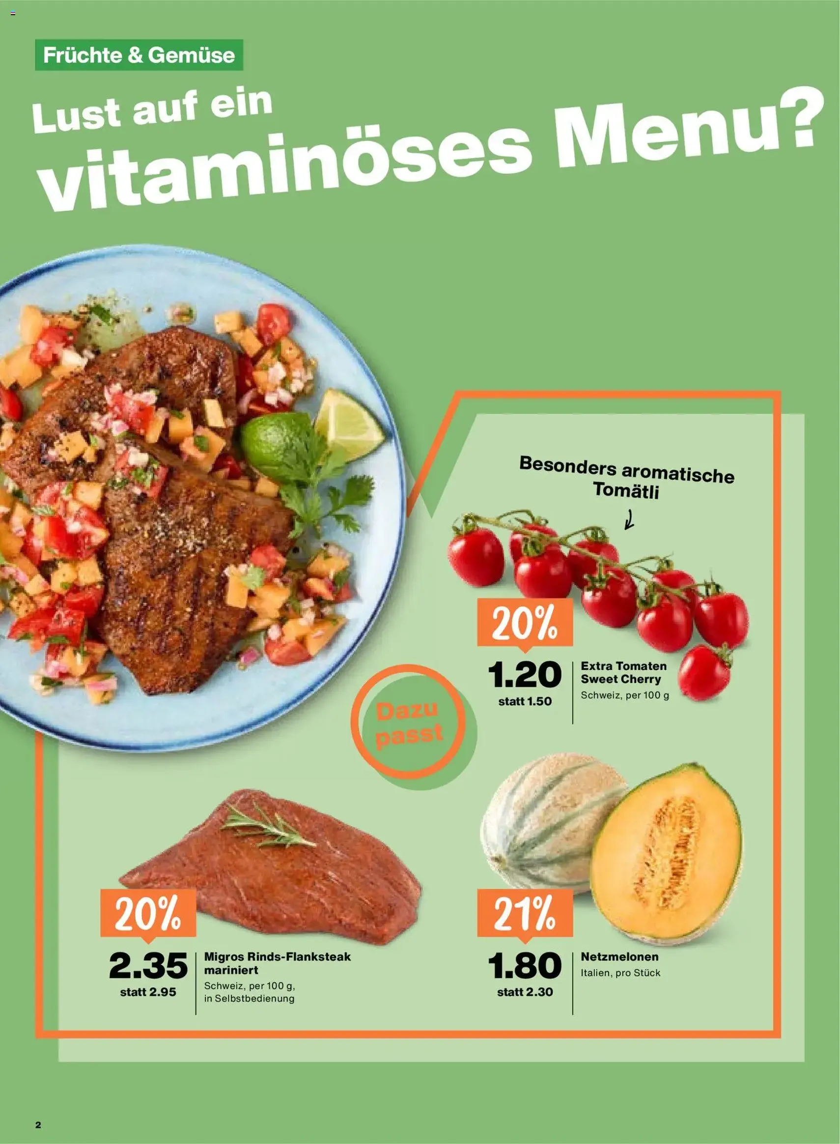 Migros aktionen - Gültiger Prospekt ab 06.08.2026, Seite 2 von insgesamt 24