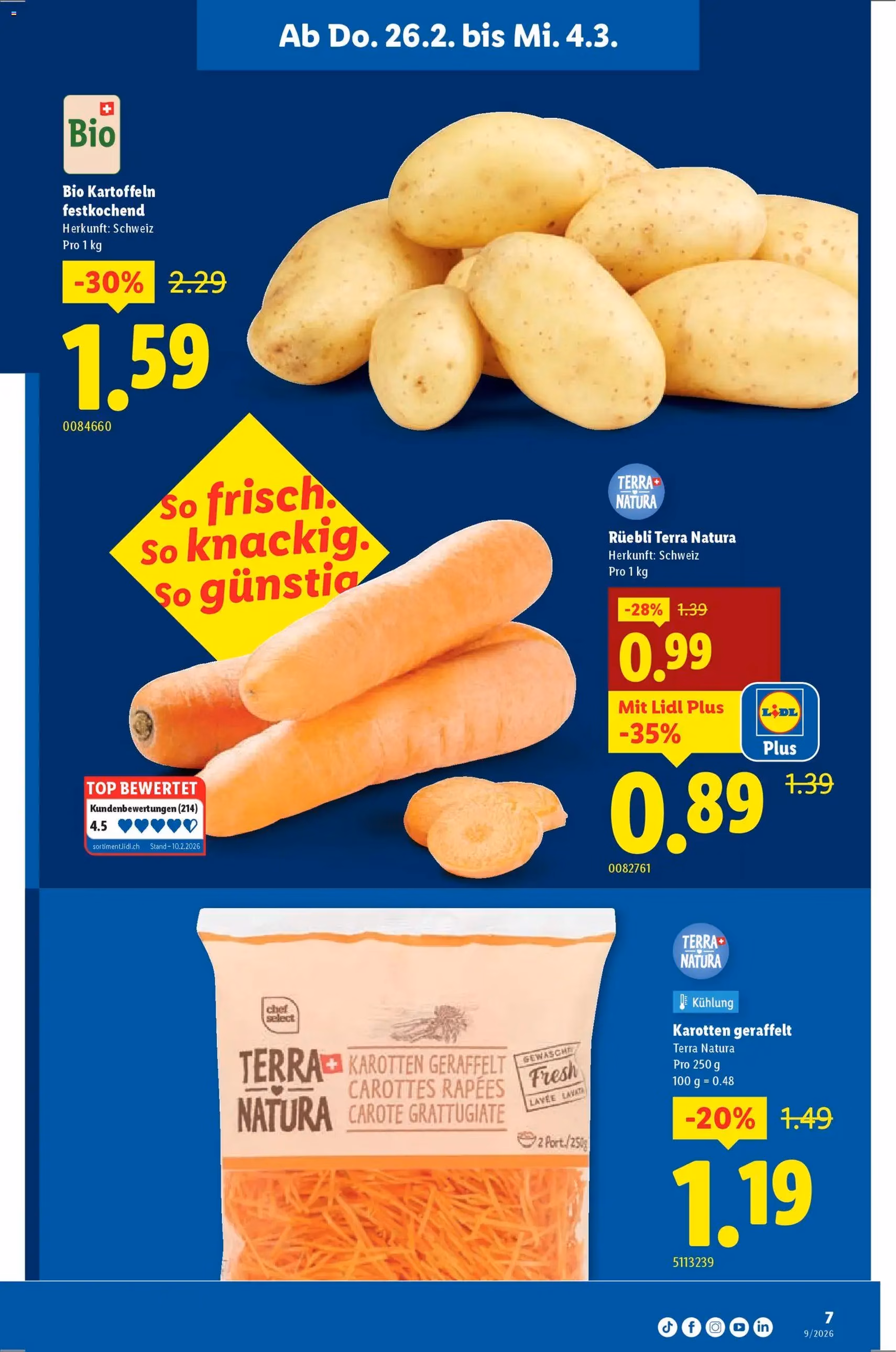 Lidl Aktionen - Gültiger Prospekt ab 26.02.2026, Seite 7 von insgesamt 42