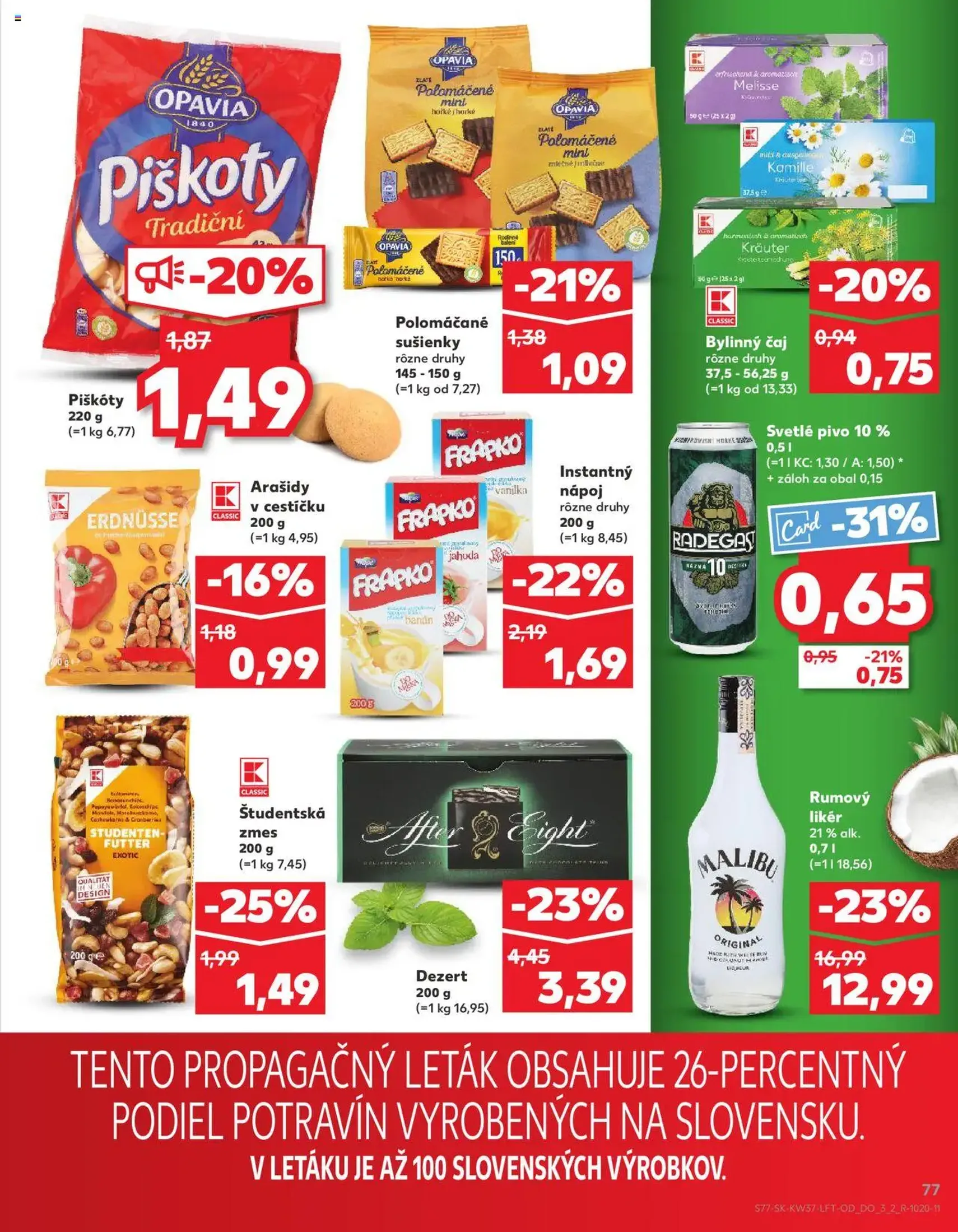 Kaufland Bratislava-Avion - platný leták od 11.09.2025 strana 77 z 78