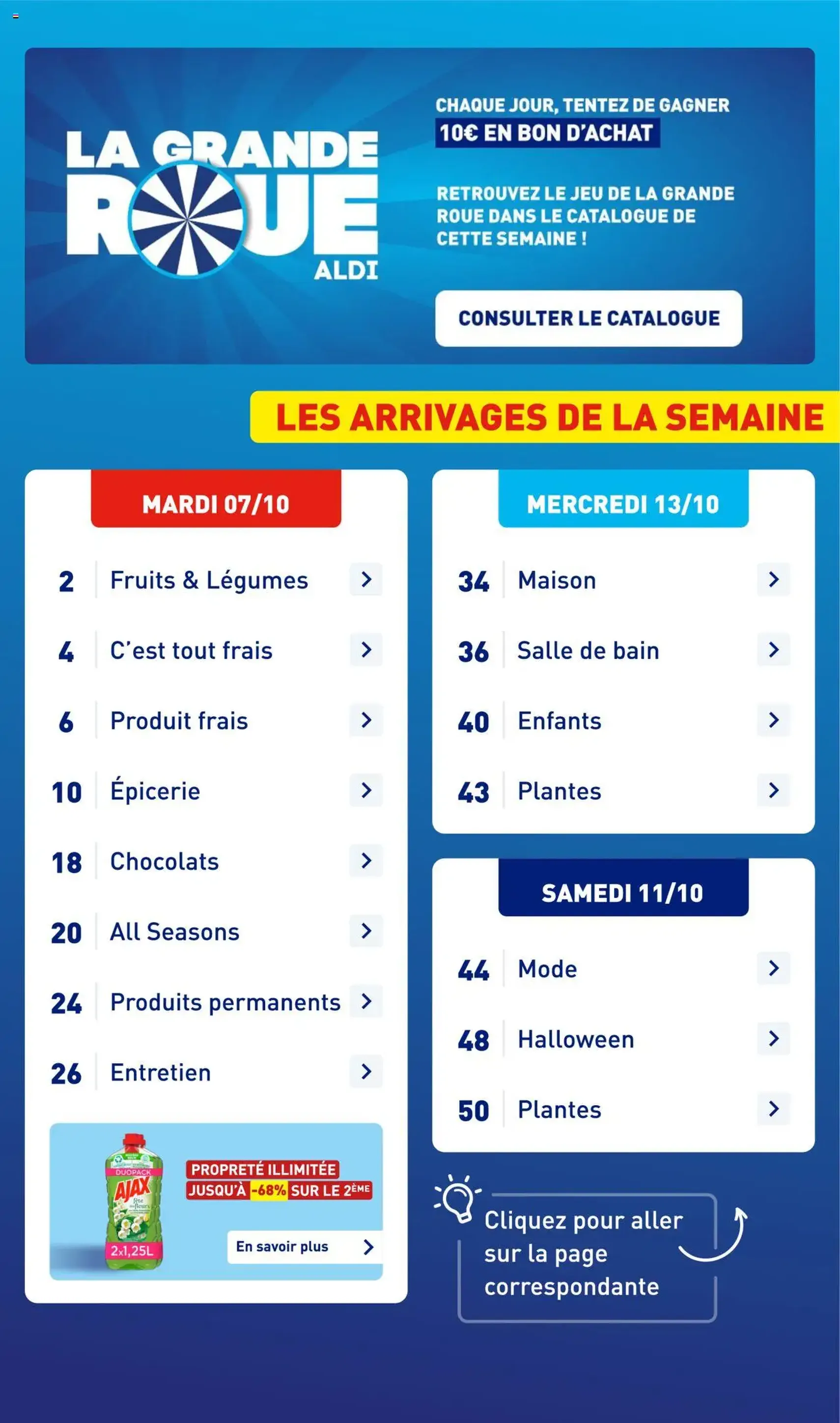 Aldi catalogue semaine 41 - brochure valable à partir du 07/10/2025, page 3 sur 54