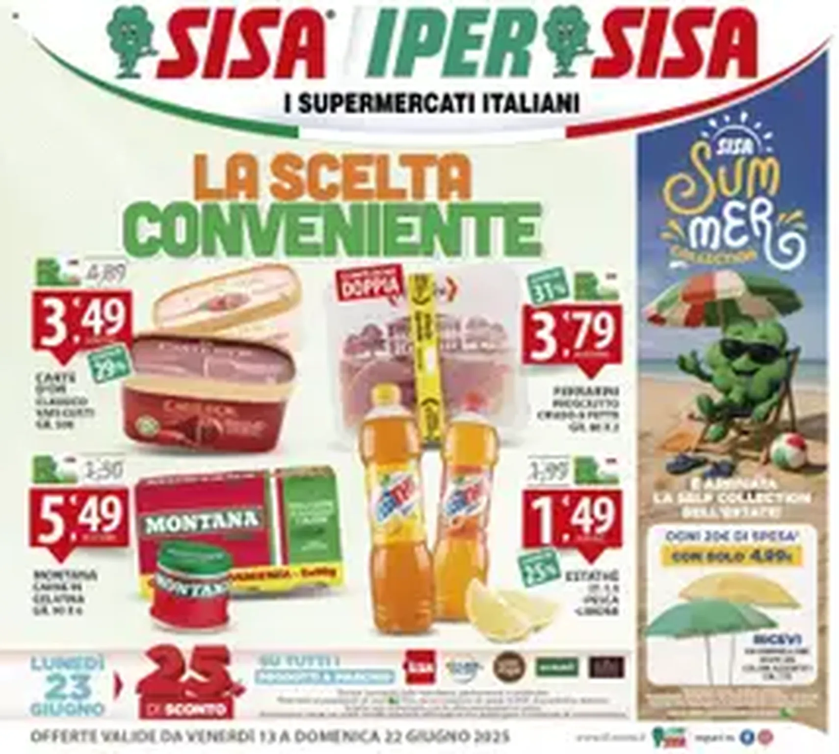 Volantino SISA - volantino valido dal 13/06/2025 pagina 1 di 1