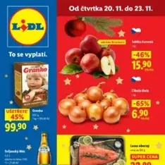 Lidl Black Friday - náhled letáku platný od 20.11.2025