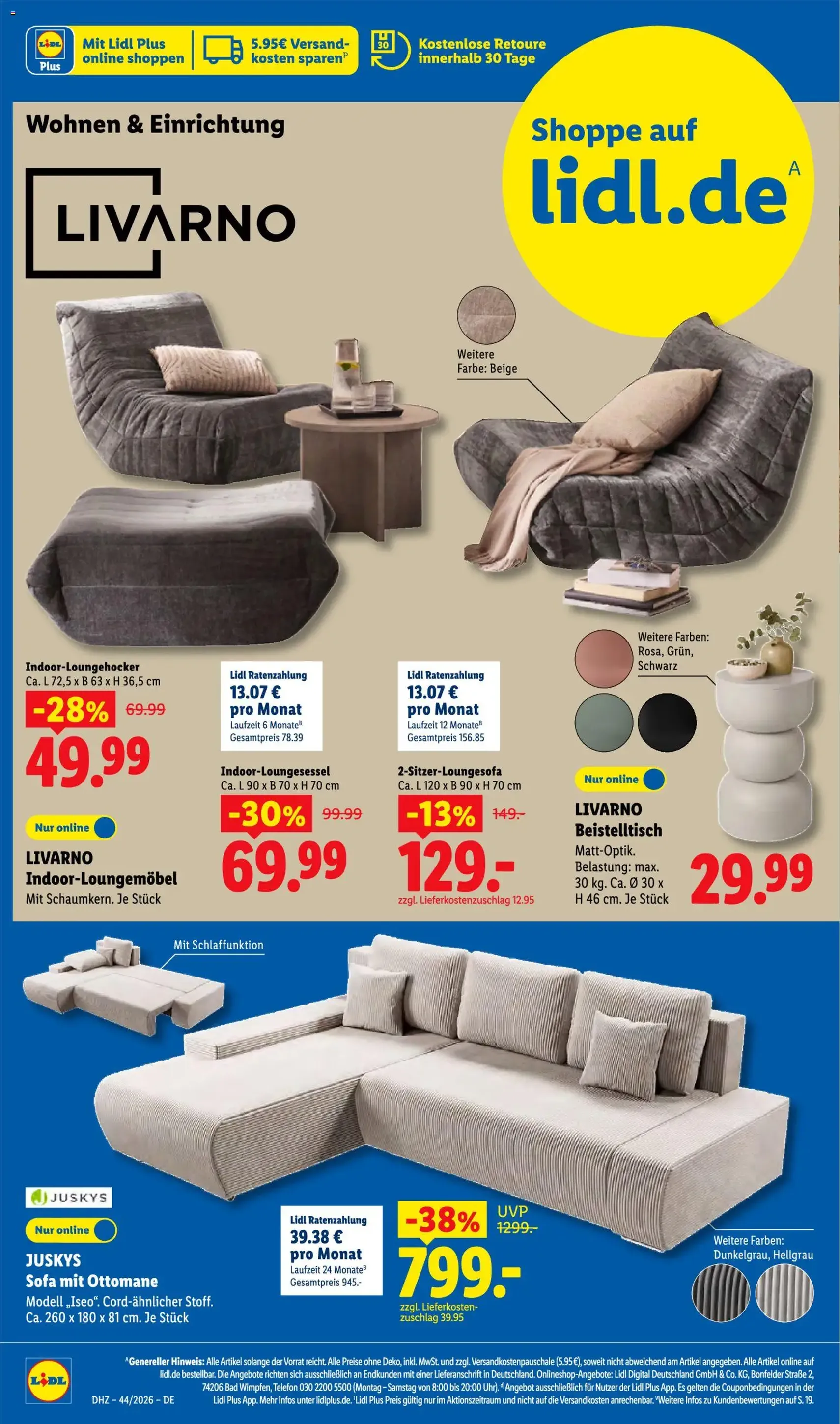 Lidl Prospekt - Gültiger Prospekt ab 26.10.2026, Seite 8 von insgesamt 72