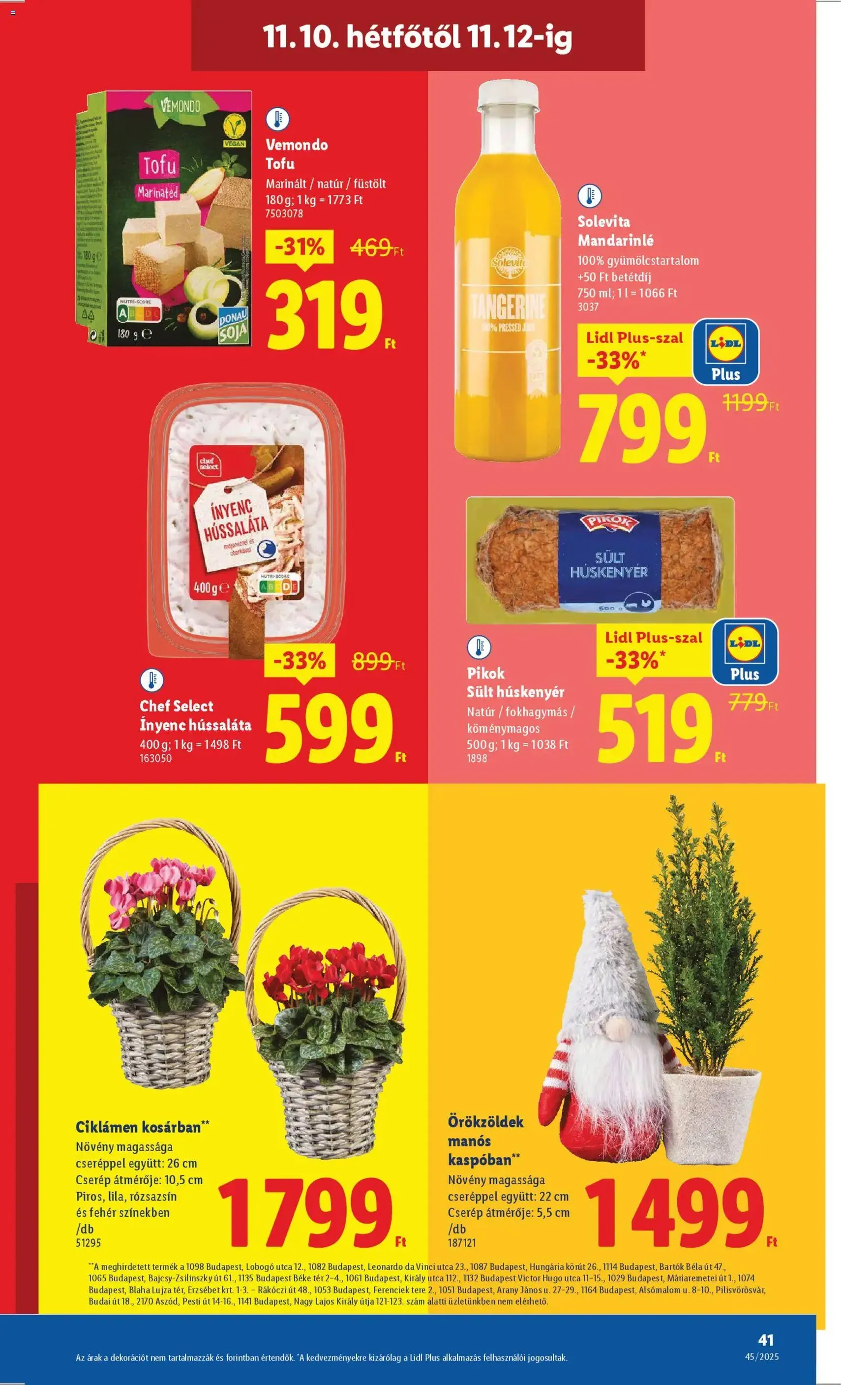 Lidl Akciós újság - 2025.11.06. érvényes szórólap 41 oldal 52 oldalból