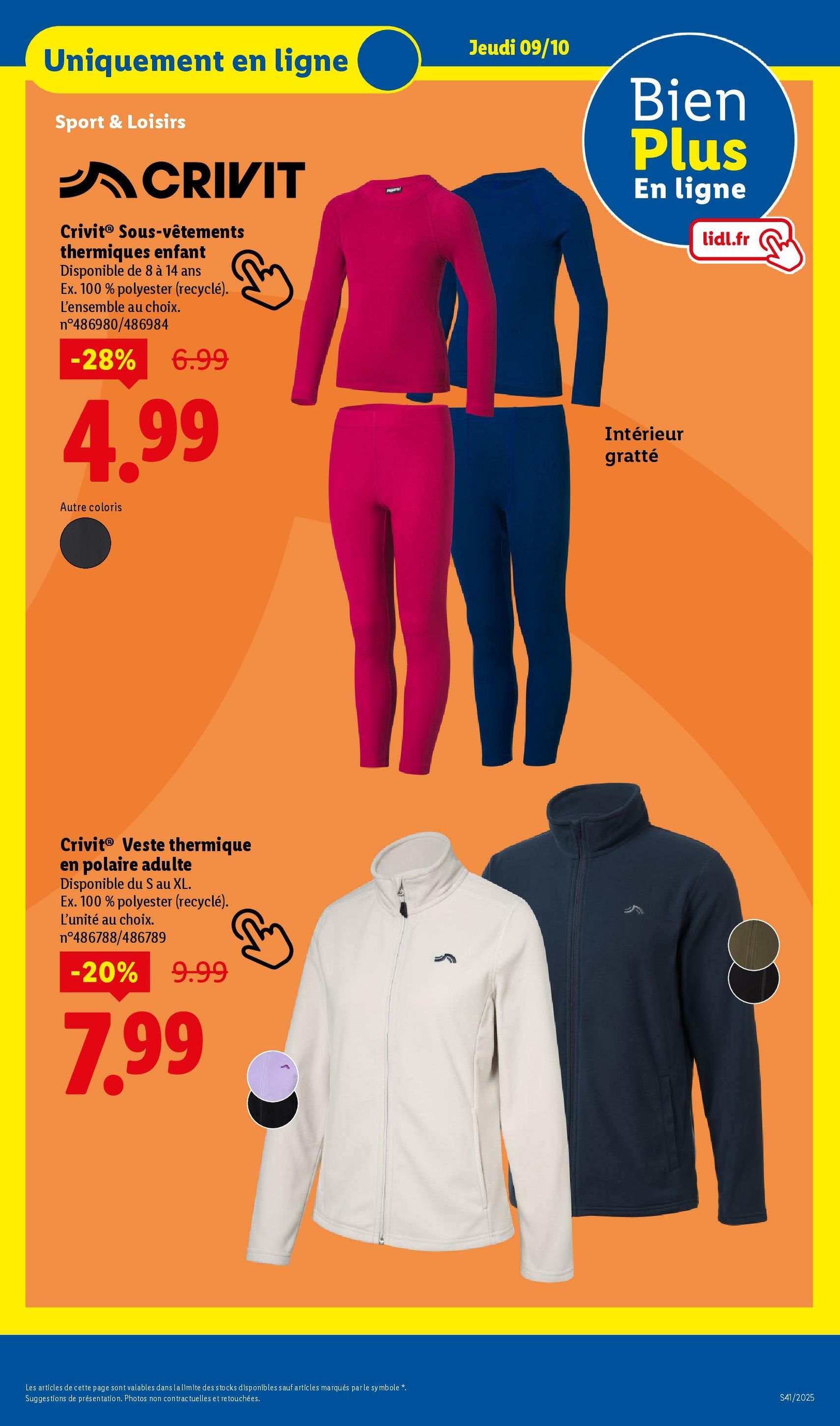 LIDL catalogue semaine 41 - brochure valable à partir du 09/10/2025, page 33 sur 73