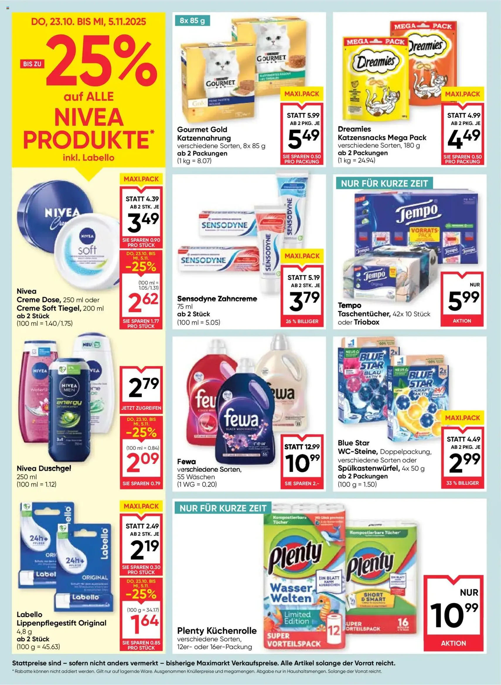 Maximarkt Flugblatt - Gültiger Prospekt ab 23.10.2025, Seite 16 von insgesamt 24 Maximarkt Flugblatt - Gültiger Prospekt ab 23.10.2025, Seite 16 von insgesamt 24