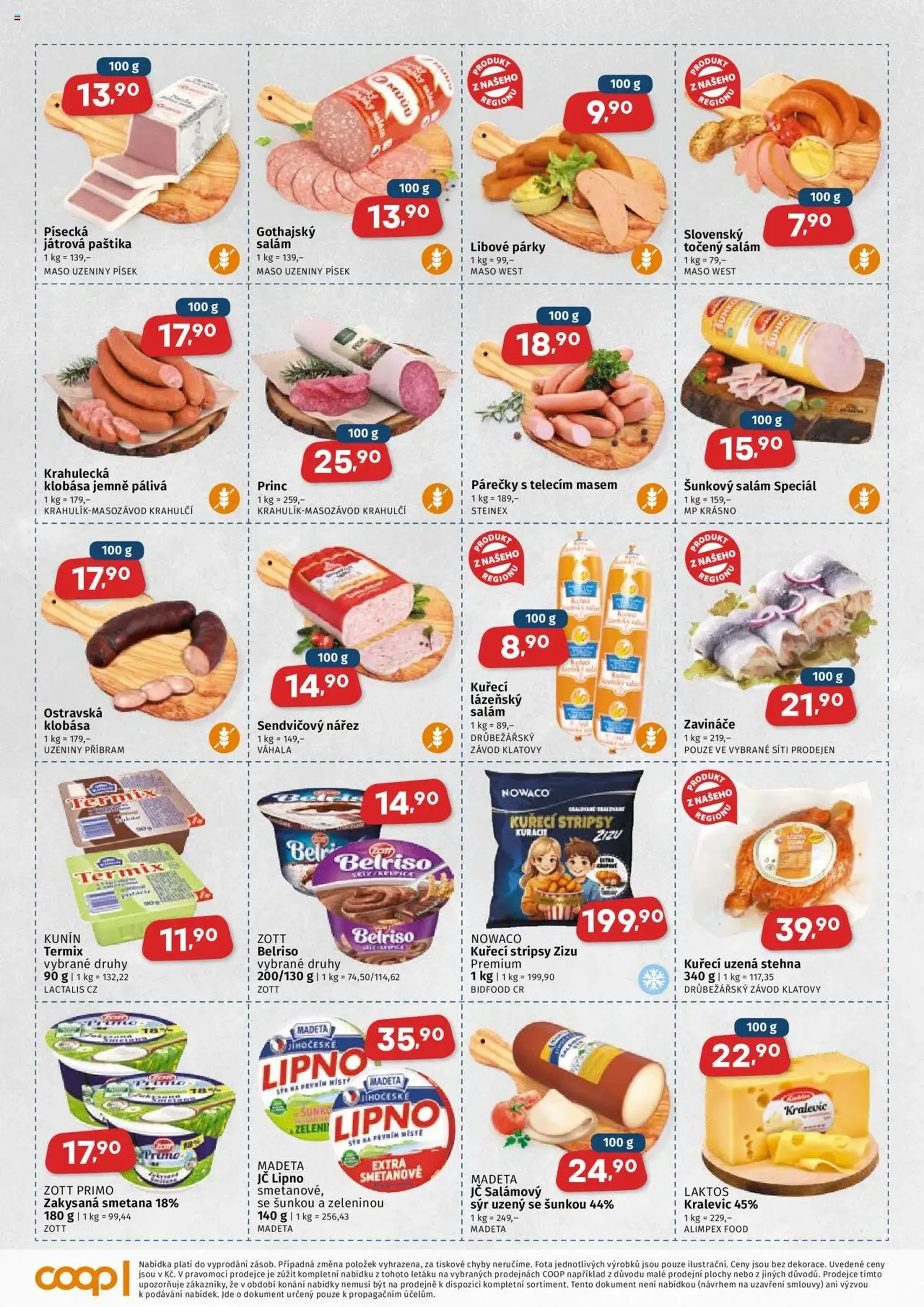 Coop leták - Západočeský region - platný leták od 30.07.2025 strana 2 z 4