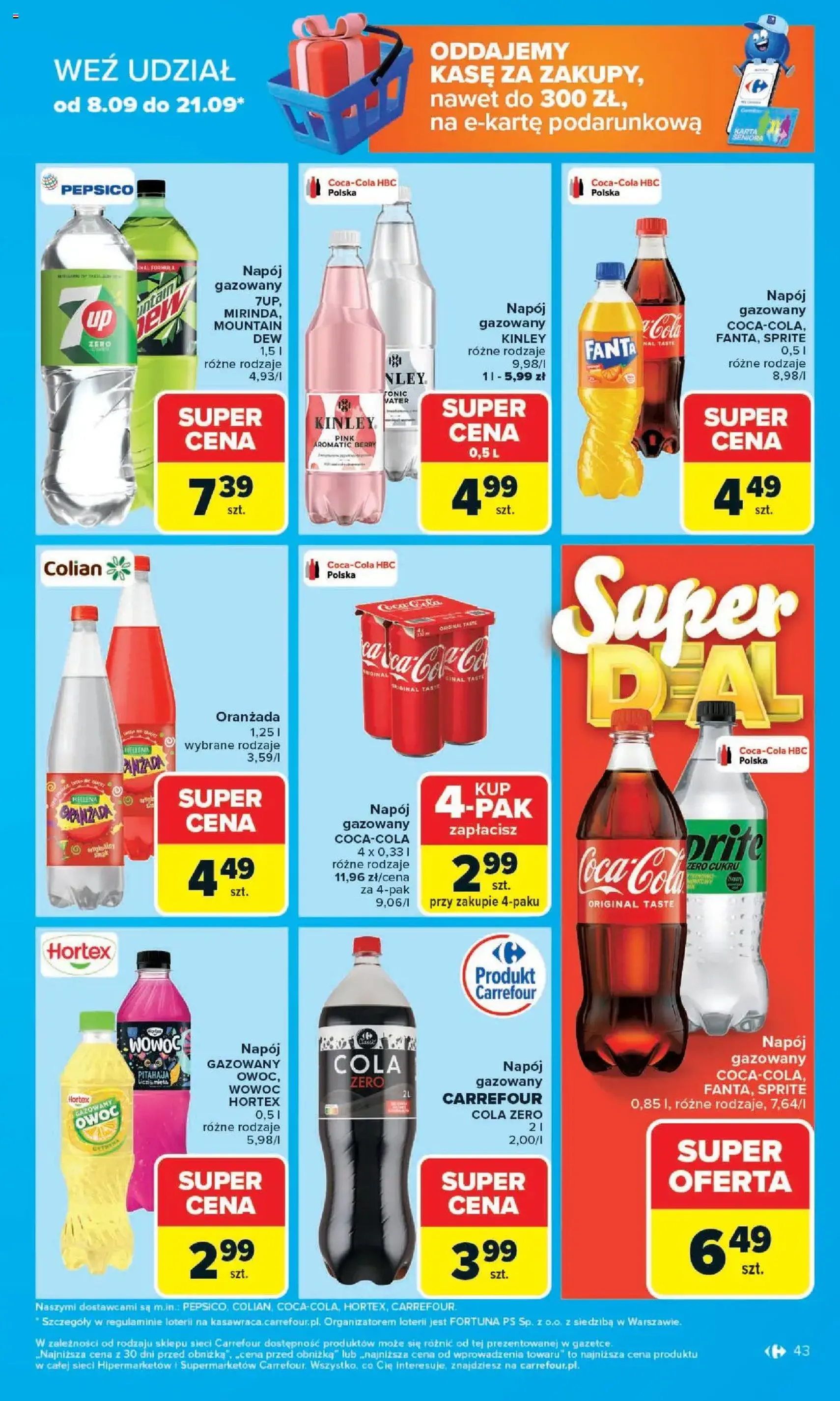 Carrefour Gazetka - ważny gazetka od 08.09.2025 strona 43 z 62 Carrefour Gazetka - ważny gazetka od 08.09.2025 strona 43 z 62