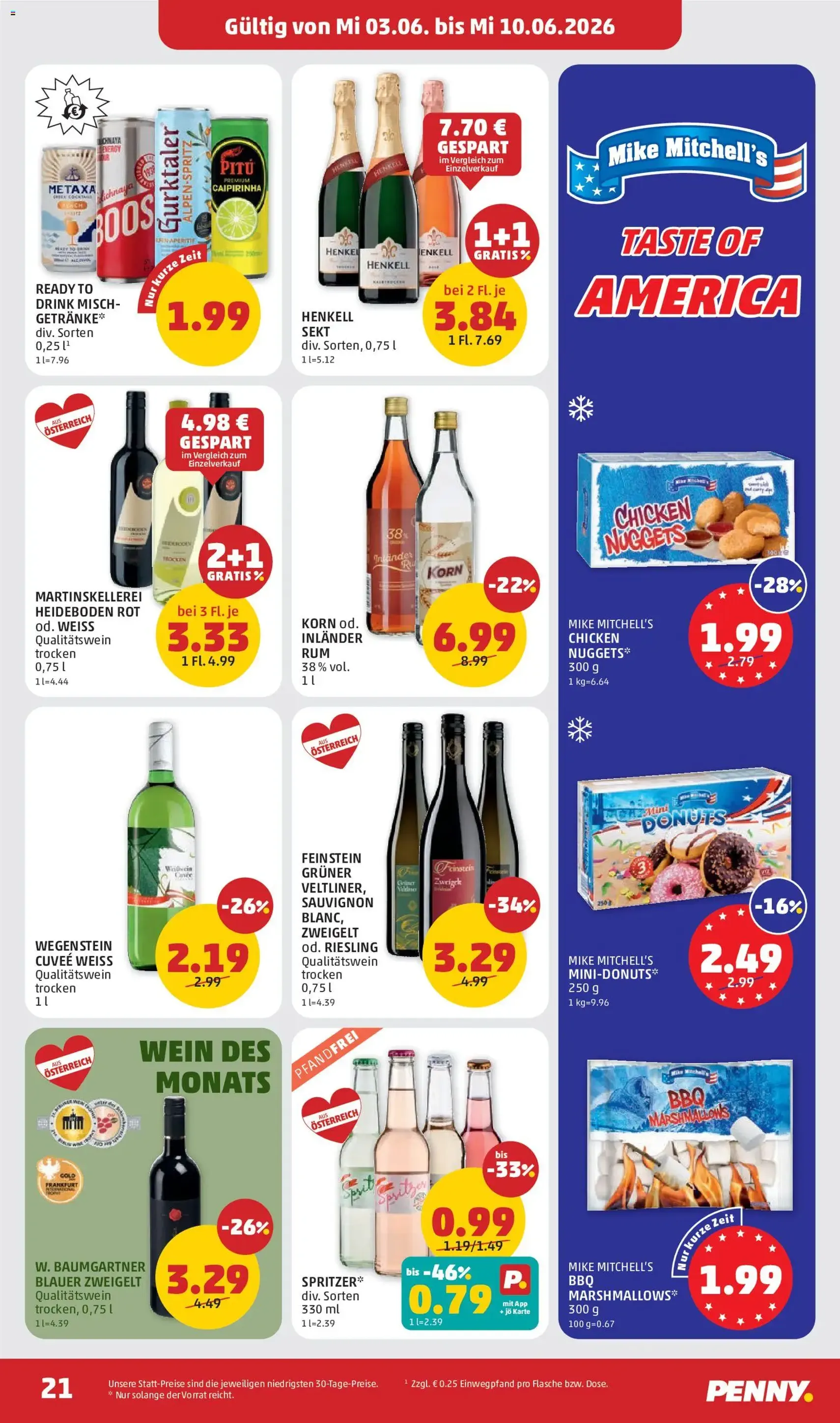 Penny Markt - Flugblatt - Gültiger Prospekt ab 03.06.2026, Seite 21 von insgesamt 32