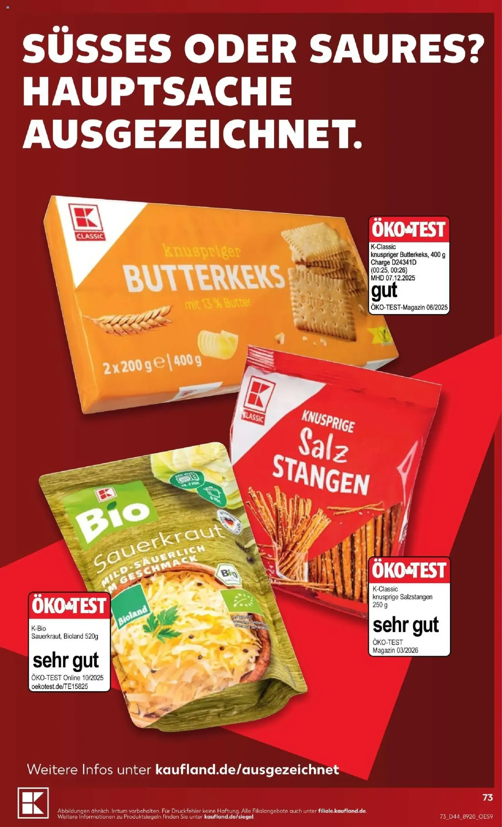 Kaufland Prospekt - Gültiger Prospekt ab 26.10.2026, Seite 73 von insgesamt 76