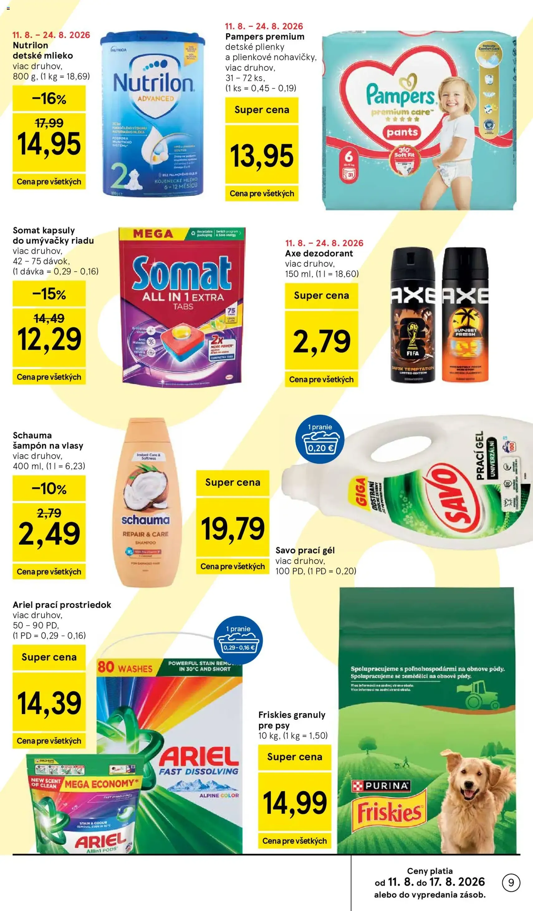 Tesco Hypermarket - leták - platný leták od 12.08.2026 strana 9 z 54