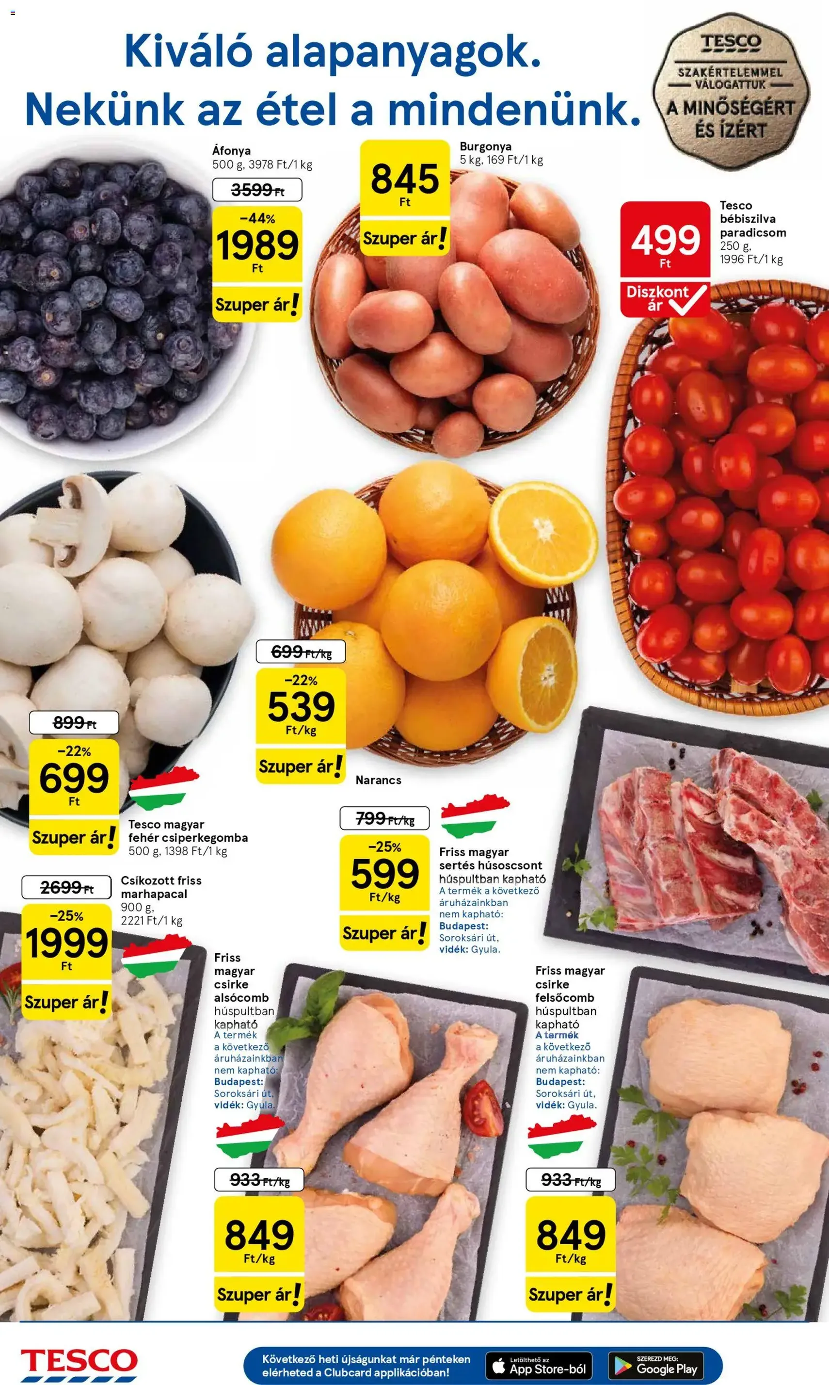 Tesco Hipermarket - Akciós újság - 2026.01.22. érvényes szórólap 2 oldal 28 oldalból