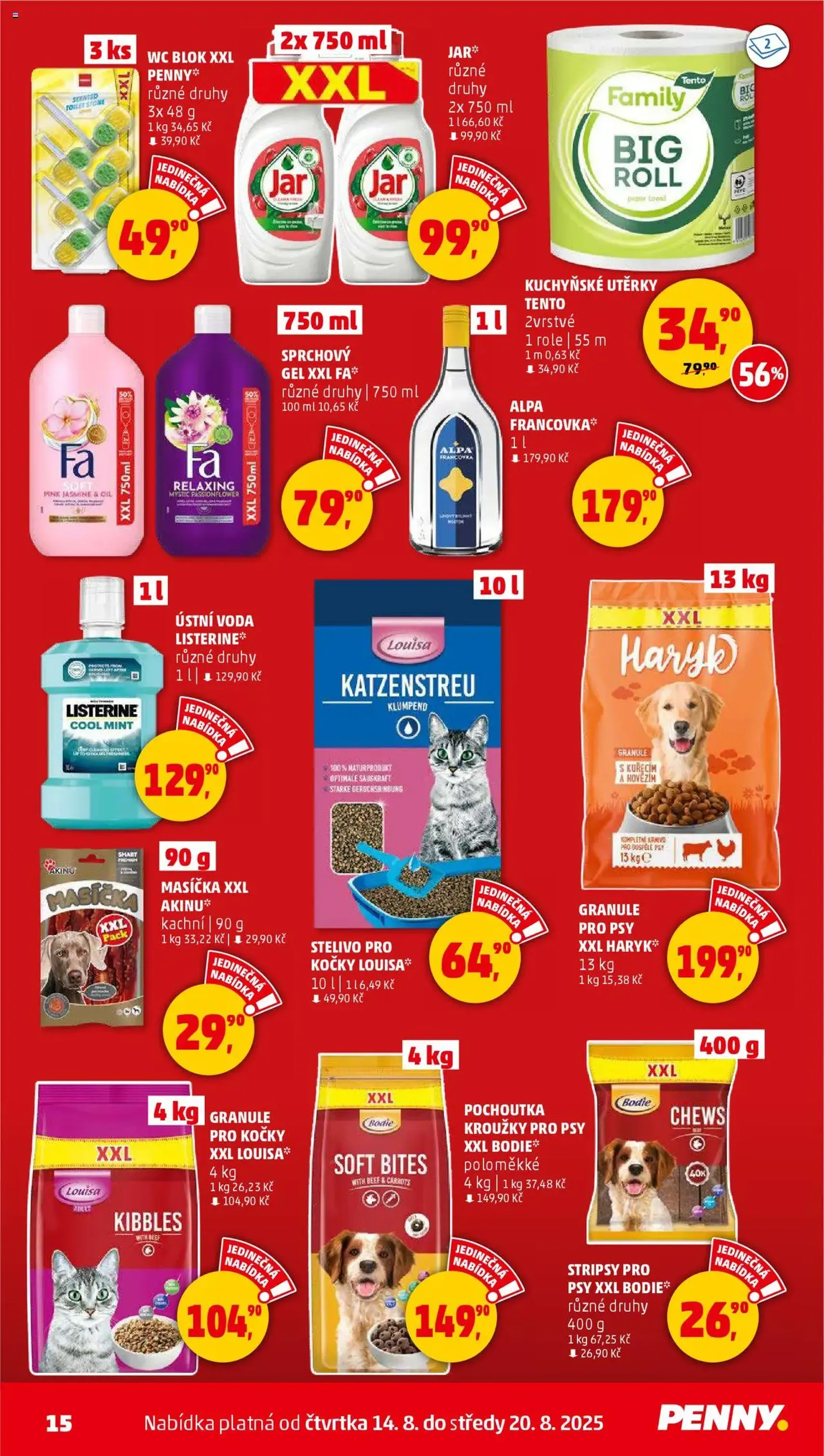 Penny Market leták - Čtvrtečník - platný leták od 14.08.2025 strana 15 z 32 Penny Market leták - Čtvrtečník - platný leták od 14.08.2025 strana 15 z 32