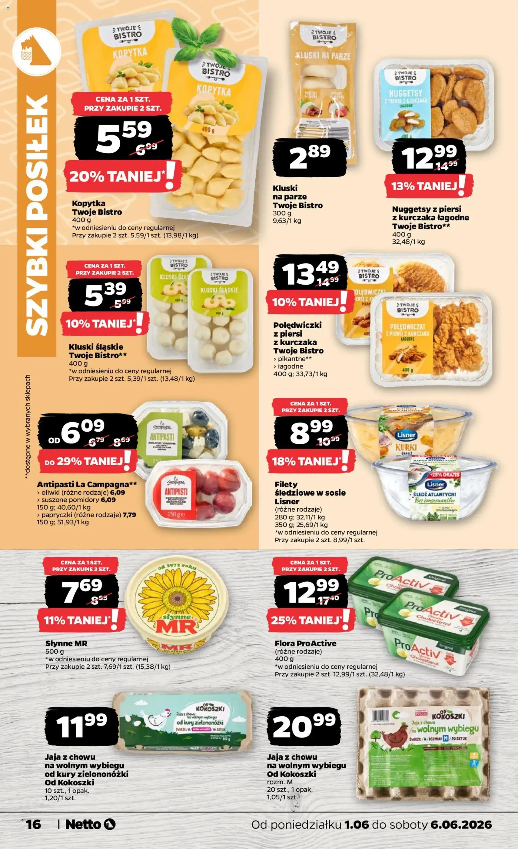 Netto gazetka od poniedziałku spożywcza - ważny gazetka od 01.06.2026 strona 16 z 33