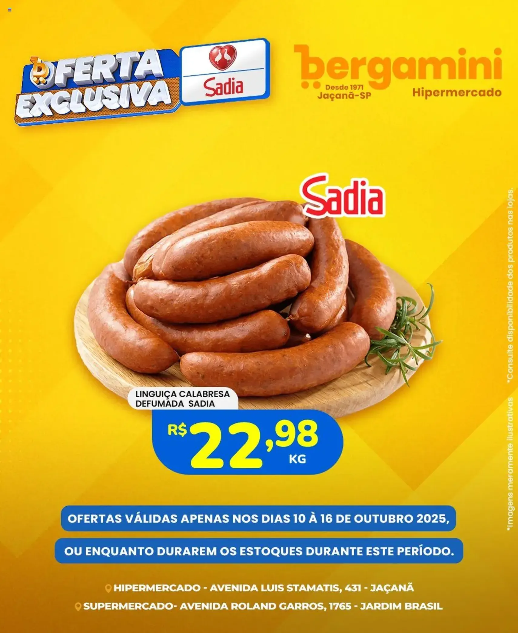 Supermercado Bergamini - Ofertas Sadia e Perdigão - folheto válido a partir de 10/10/2025 página 4 de 7