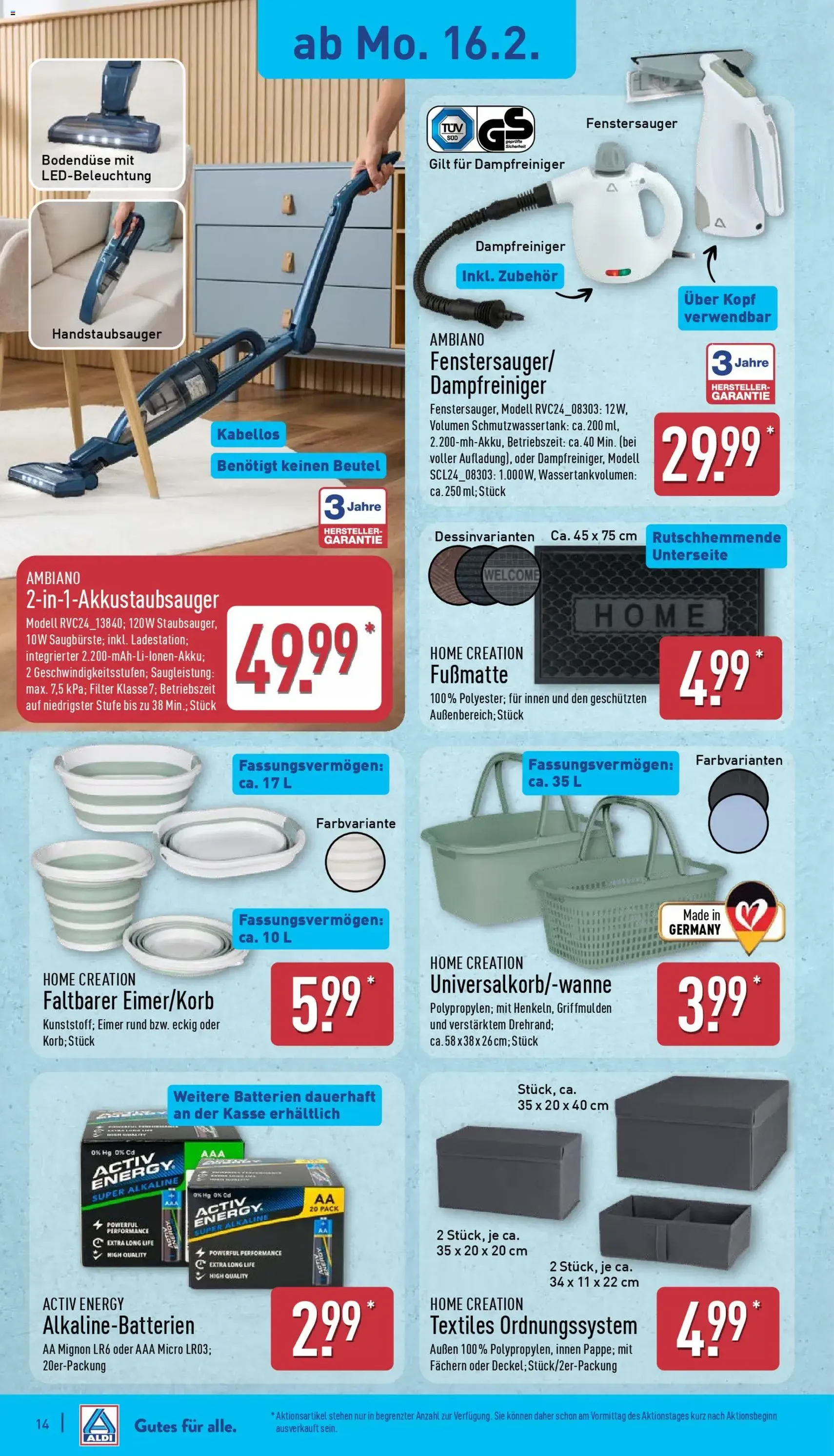 Aldi Prospekt - Gültiger Prospekt ab 16.02.2026, Seite 19 von insgesamt 40