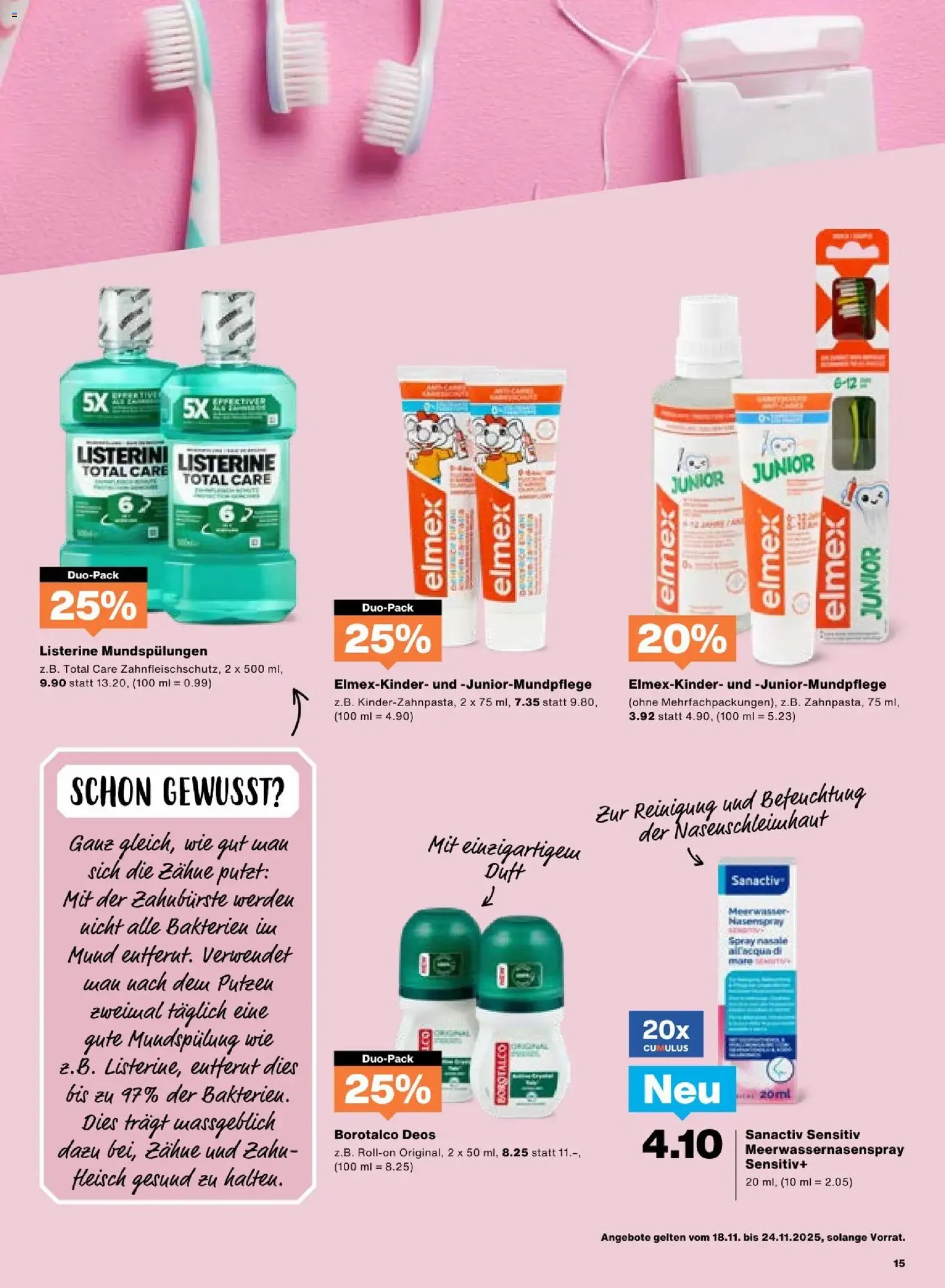 Migros Aktionen - Gültiger Prospekt ab 18.11.2025, Seite 15 von insgesamt 20