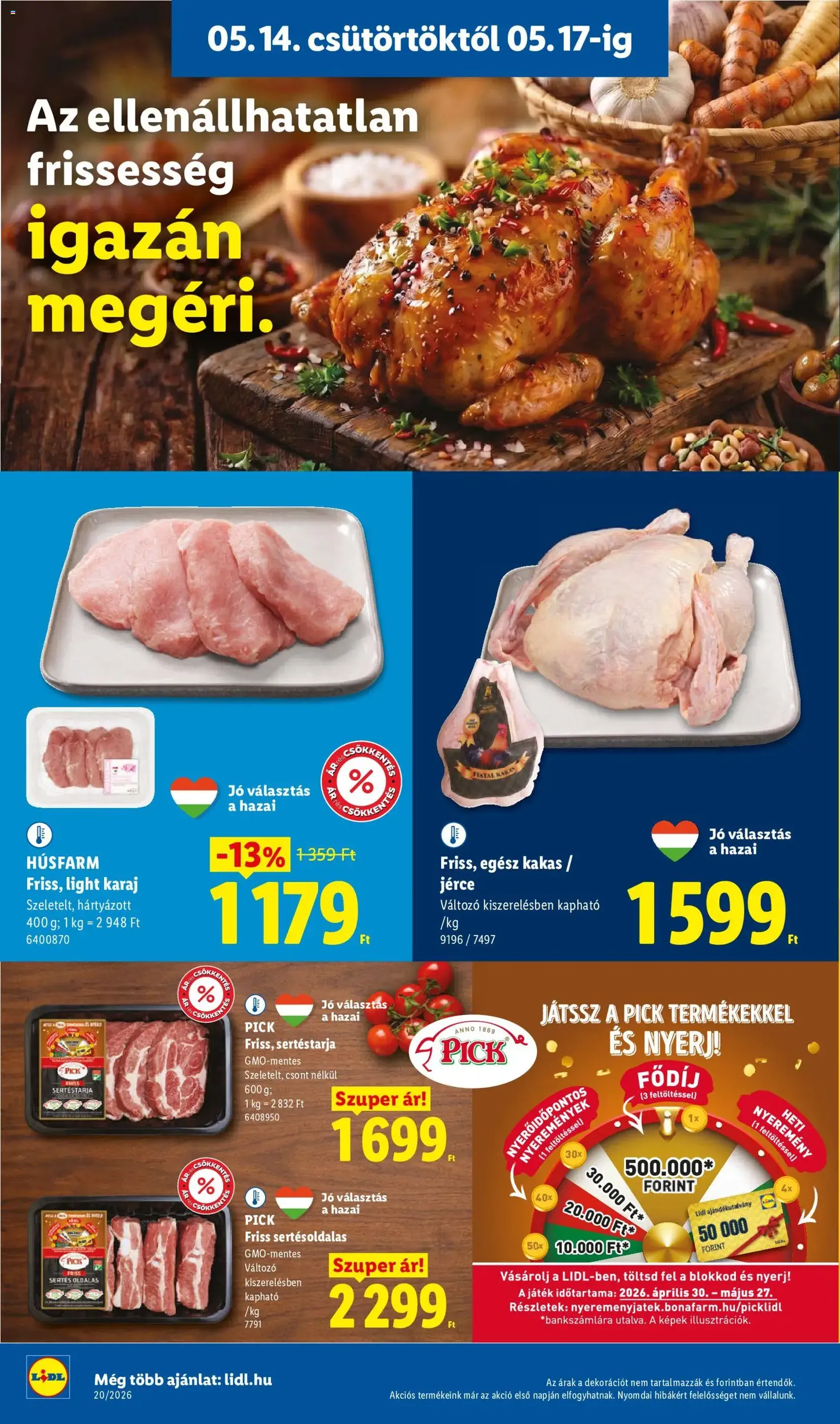 Lidl akciós újság - 2026.05.14. érvényes szórólap 6 oldal 68 oldalból
