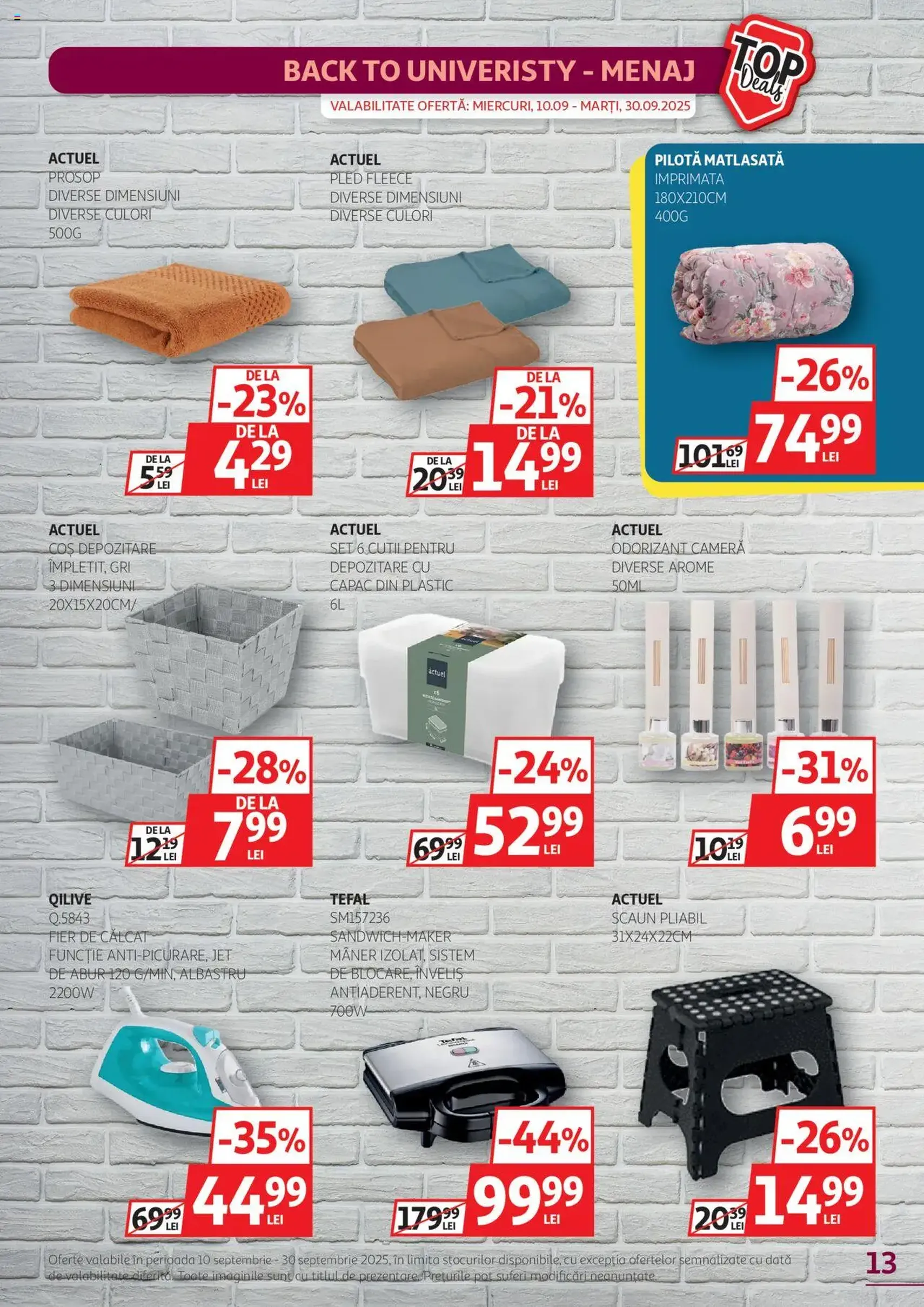 Catalog Auchan - cataloage valabile începând cu 10.09.2025 pagina 13 din 26 Catalog Auchan - cataloage valabile începând cu 10.09.2025 pagina 13 din 26
