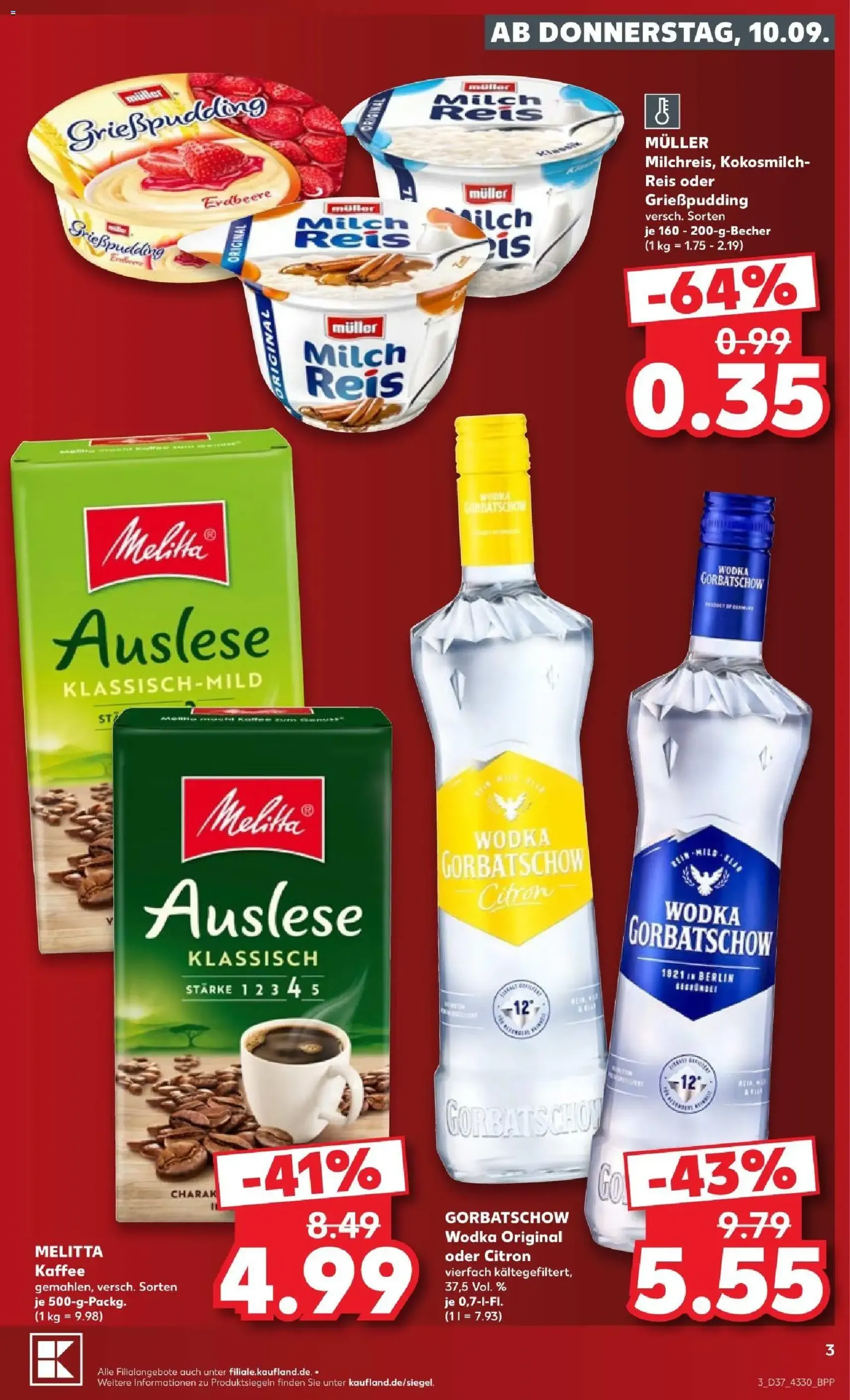Kaufland Prospekt - Gültiger Prospekt ab 10.09.2026, Seite 3 von insgesamt 66
